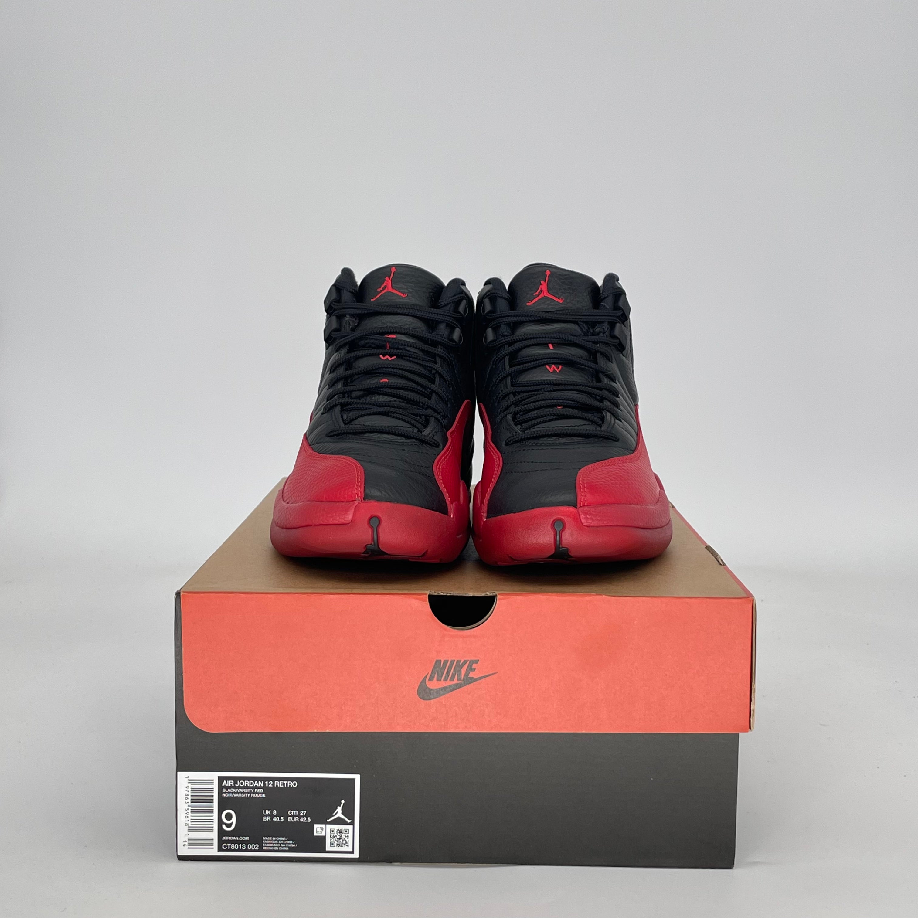 AIR JORDAN 12 FLU GAME CT8013-002 SIZE 9/10.5W