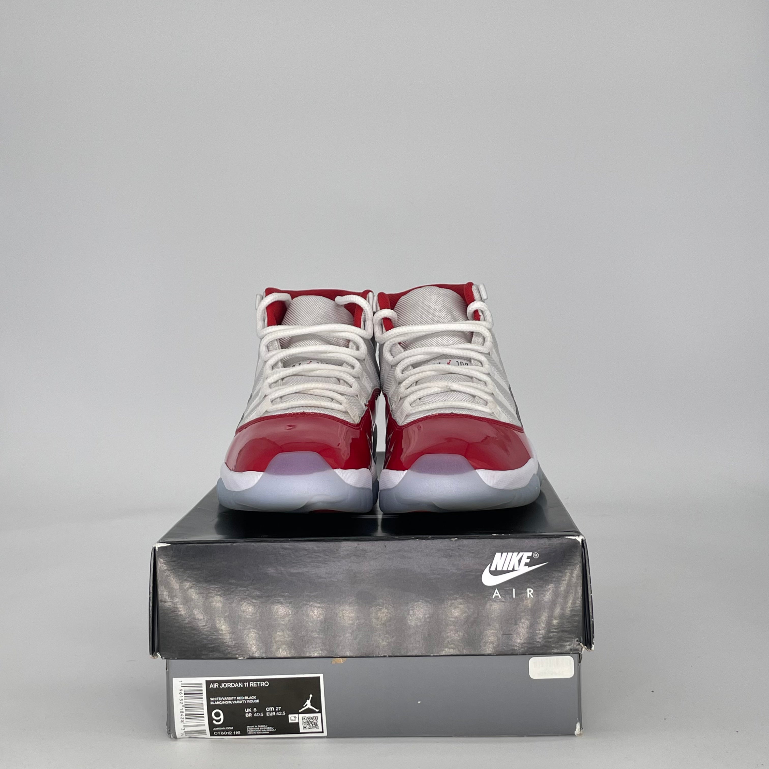 AIR JORDAN 11 CHERRY (2022) CT8012-116 SIZE 9/10.5W