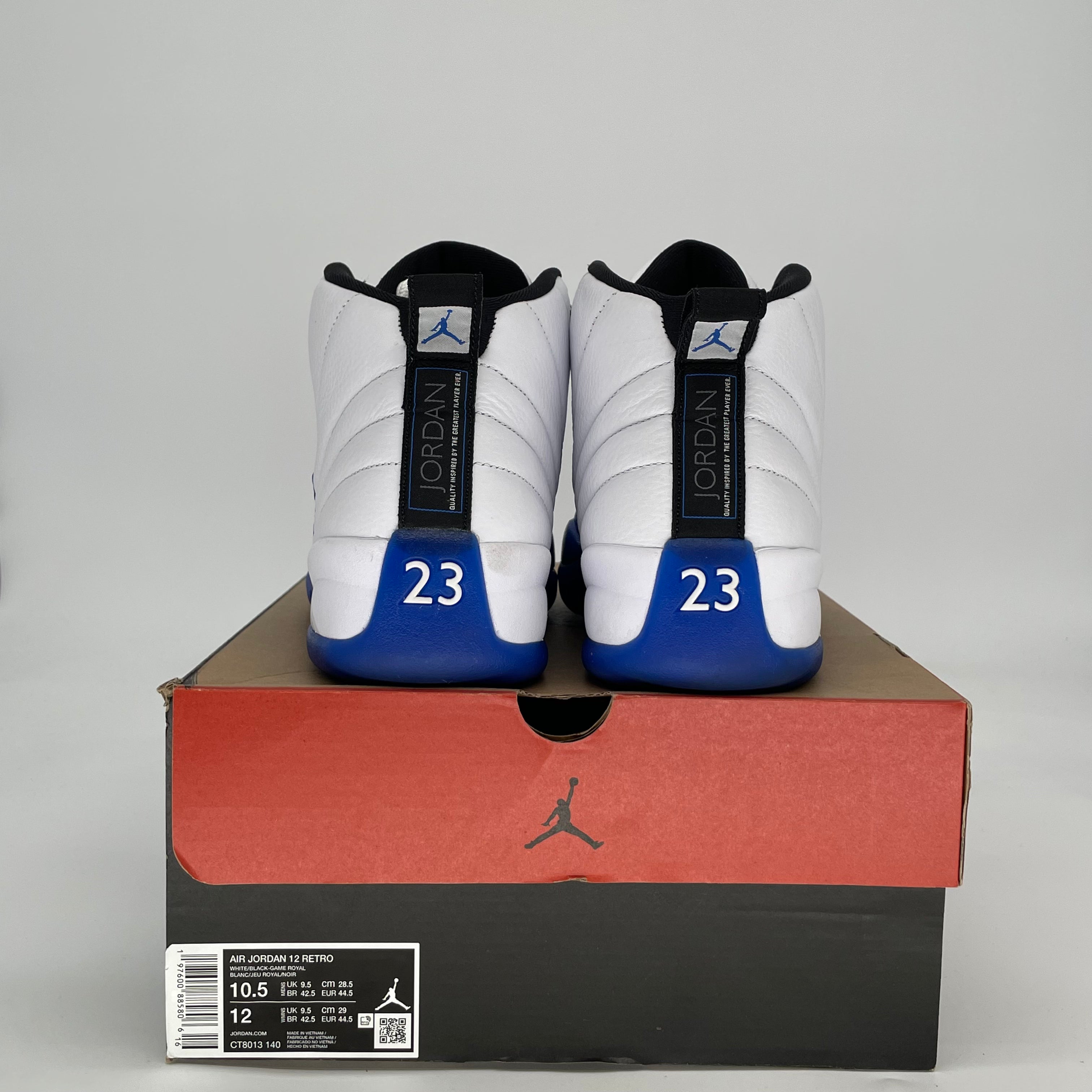 AIR JORDAN 12 BLUEBERRY CT8013-140 SIZE 10.5/12W