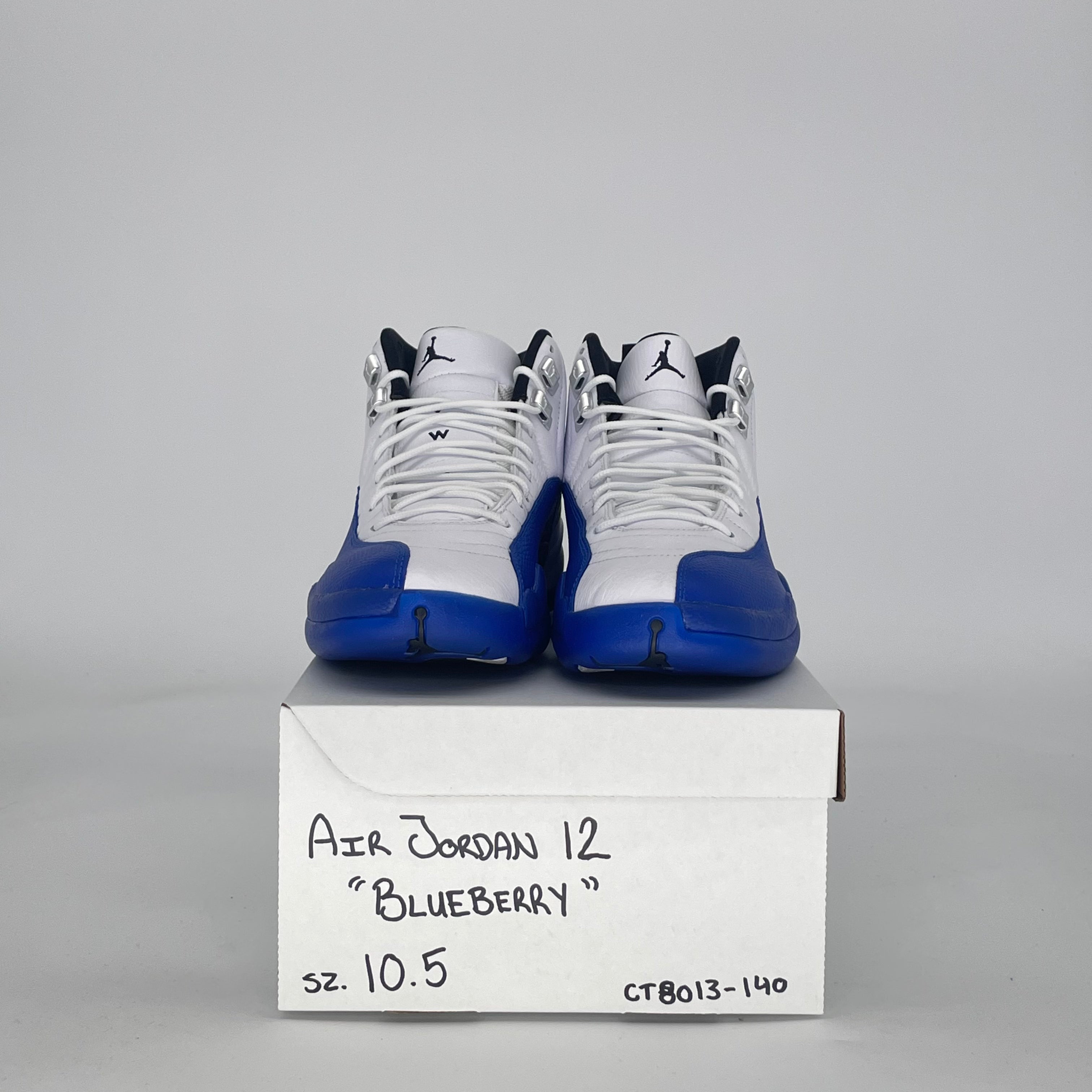 AIR JORDAN 12 BLUEBERRY CT8013-140 SIZE 10.5/12W