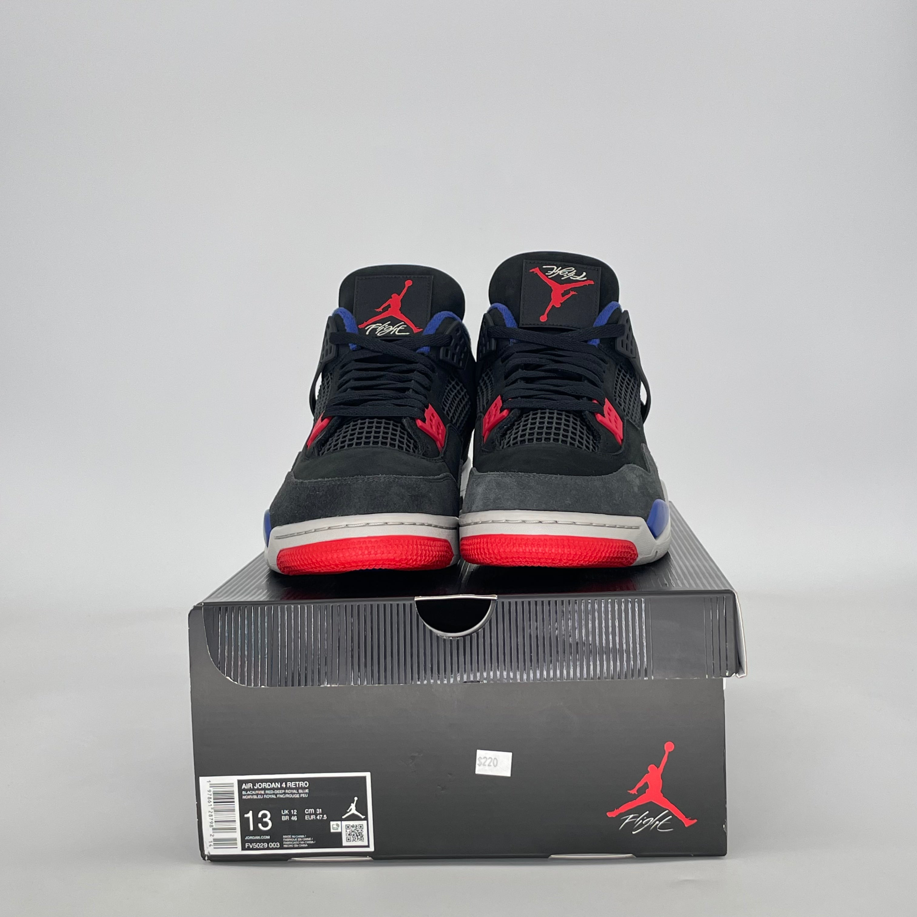 AIR JORDAN 4 RARE AIR (WHITE LETTERING) FV5029-003 SIZE 13/14.5W