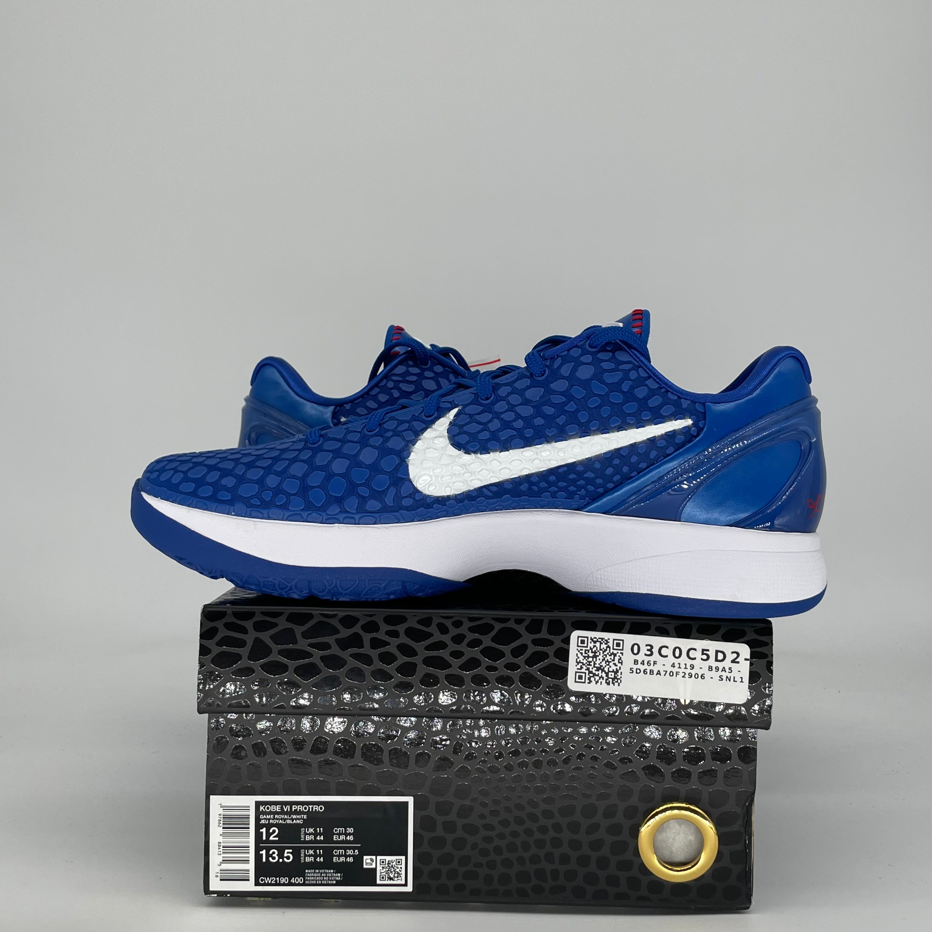 NIKE KOBE 6 PROTRO DODGERS CW2190-400 SIZE 12/13.5W