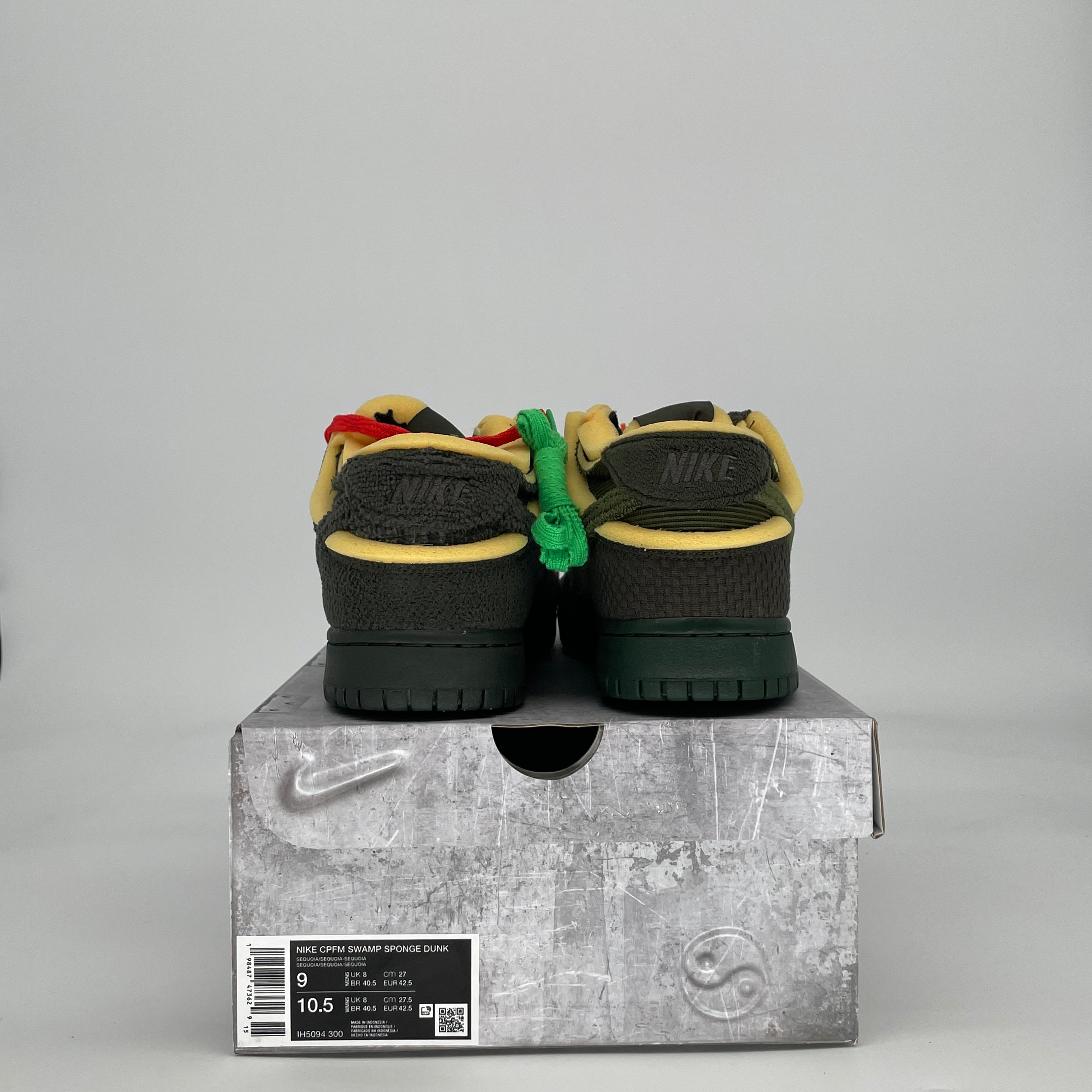 NIKE DUNK LOW CPFM SWAMP SPONGE SEQUOIA IH5094-300 SIZE 9/10.5W