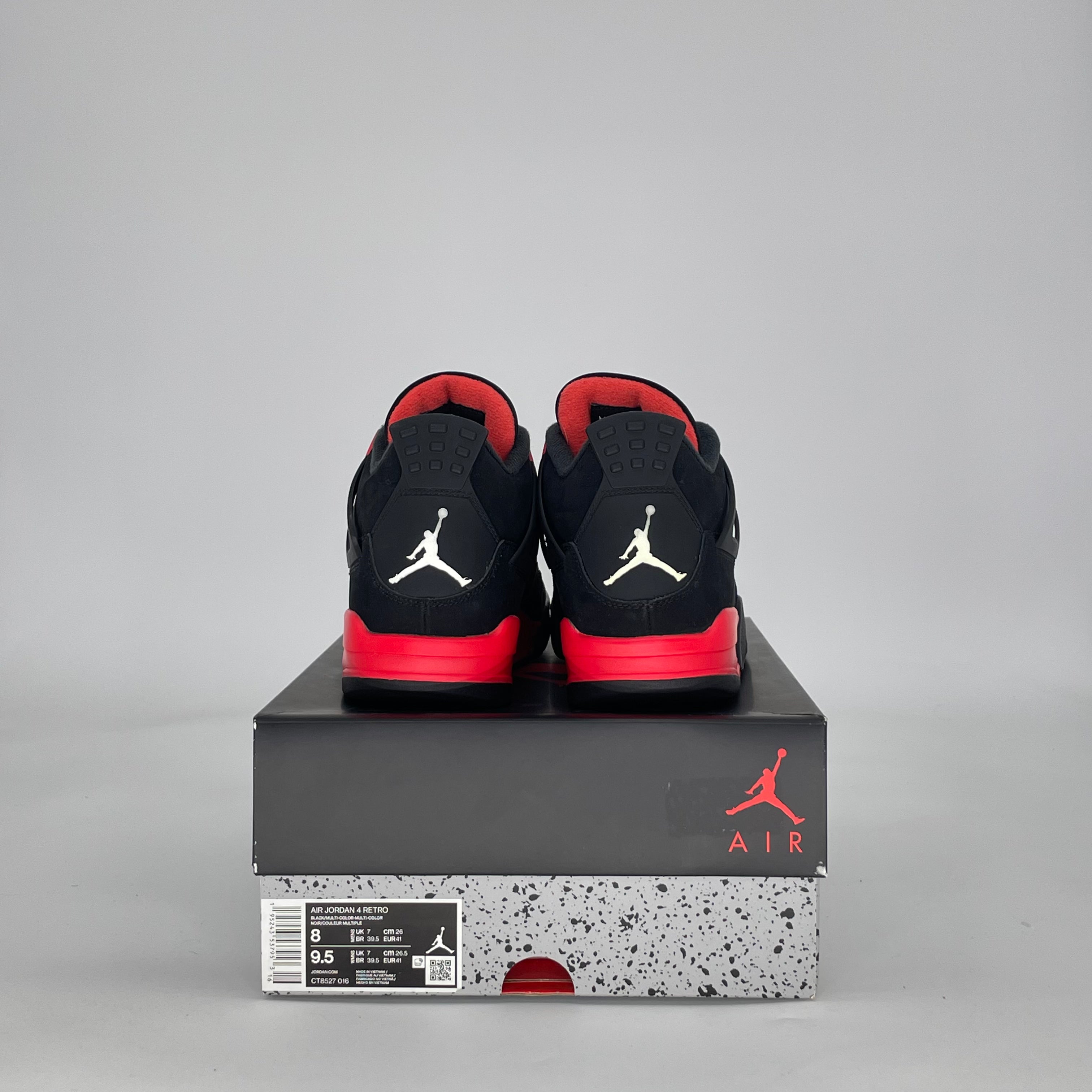 AIR JORDAN 4 RED THUNDER CT8527-016 SIZE 8/9.5W