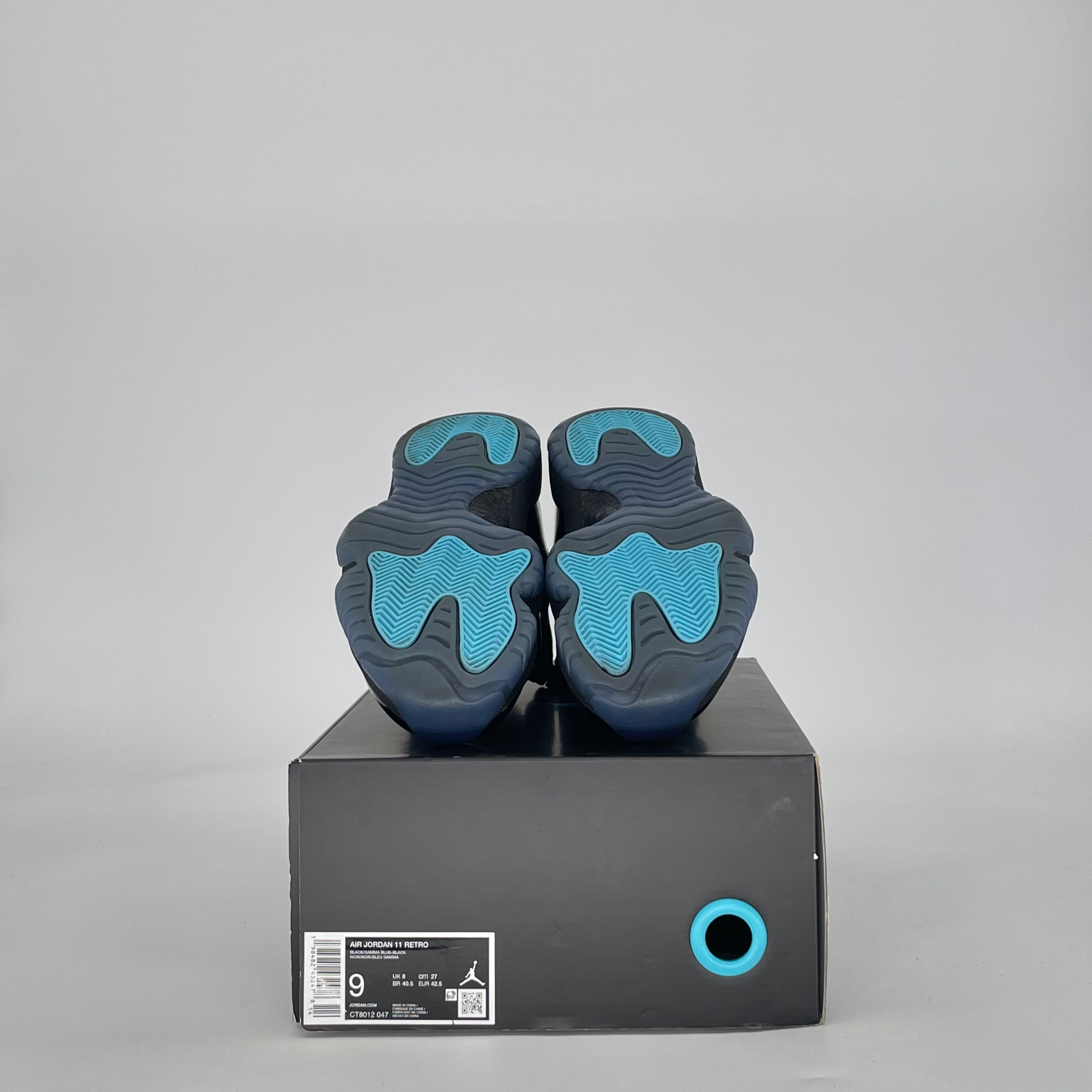AIR JORDAN 11 GAMMA BLUE CT8012-047 SIZE 9/10.5W