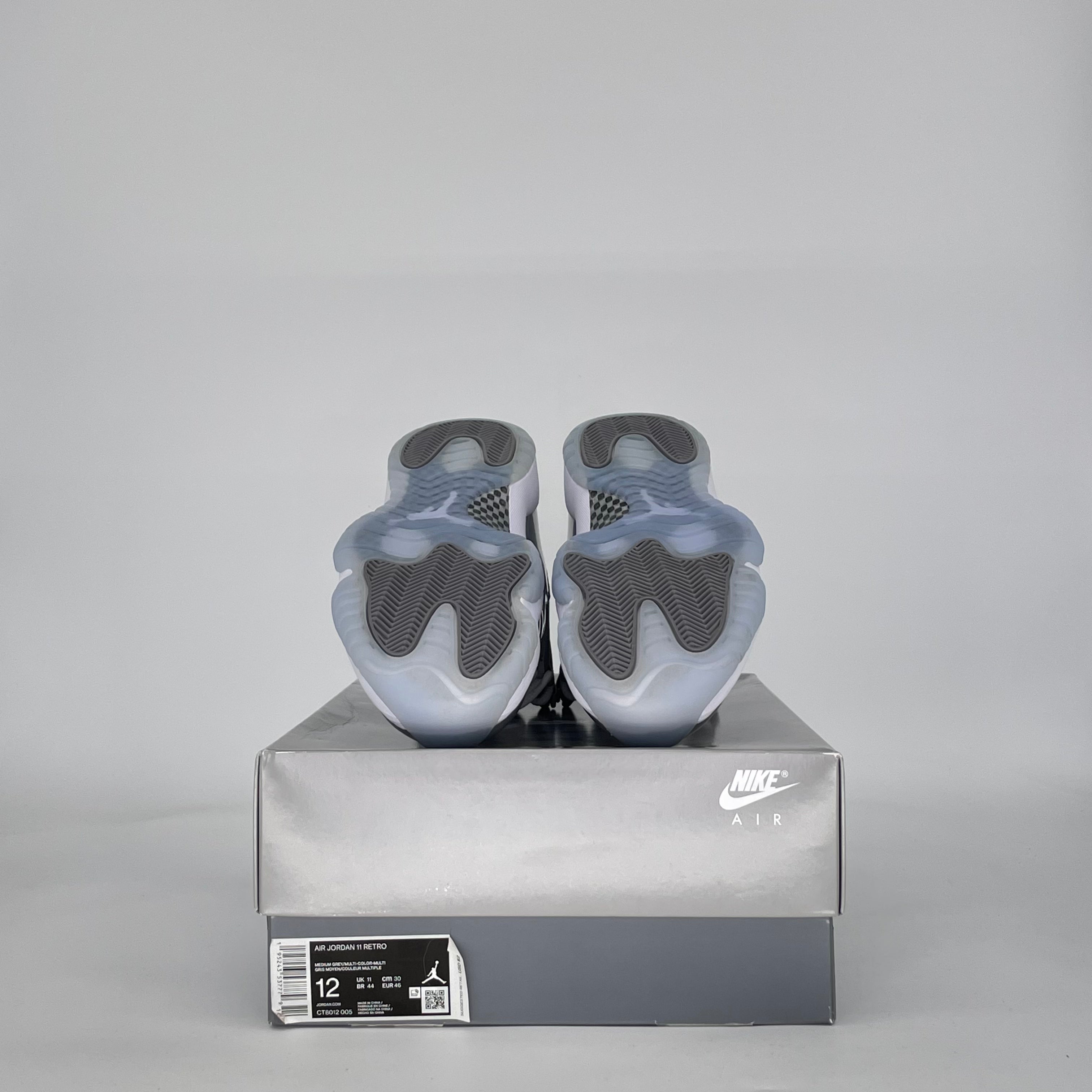 AIR JORDAN 11 COOL GREY (2021) CT8012-005 SIZE 12/13.5W
