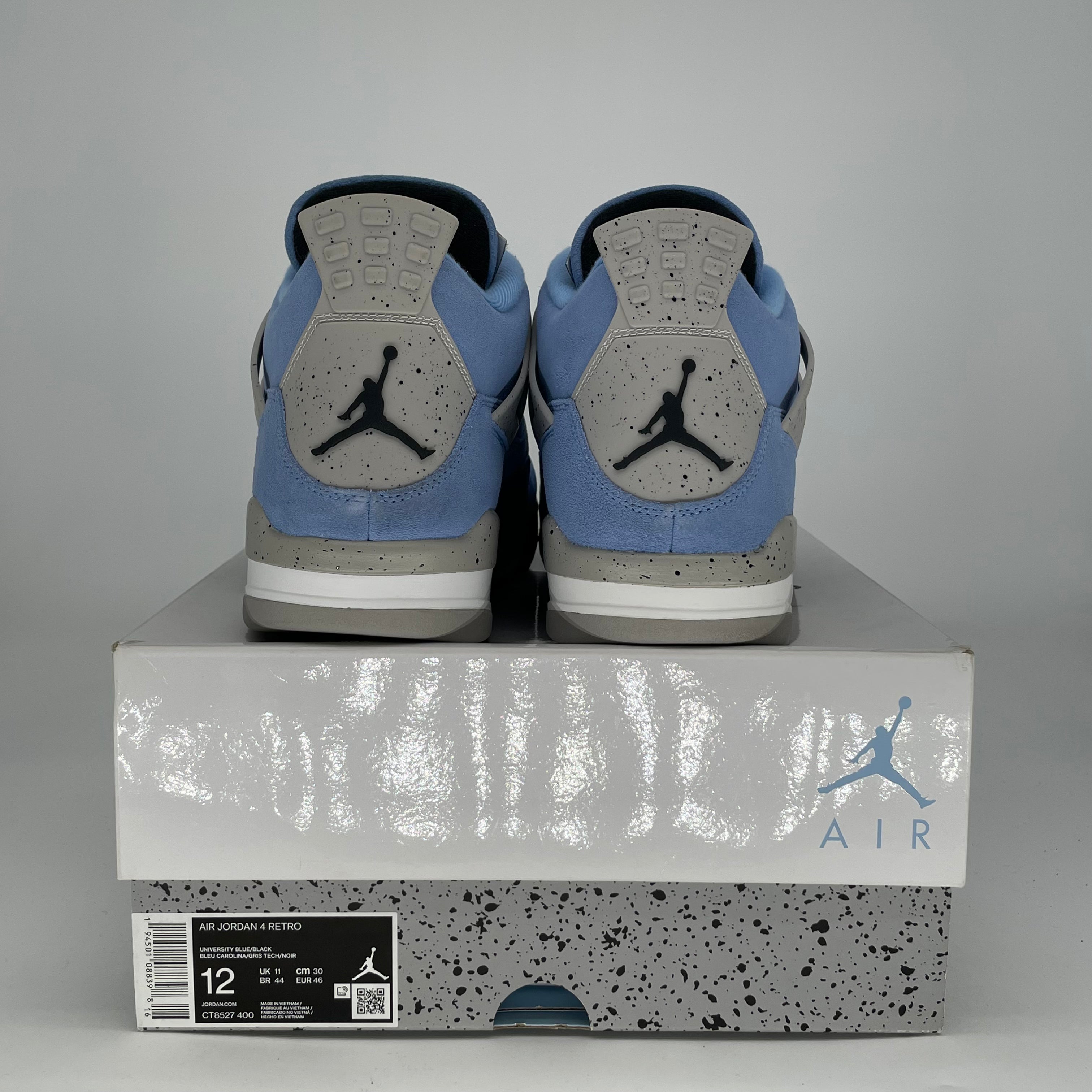 AIR JORDAN 4 UNIVERSITY BLUE CT8527-400 SIZE 12/13.5W