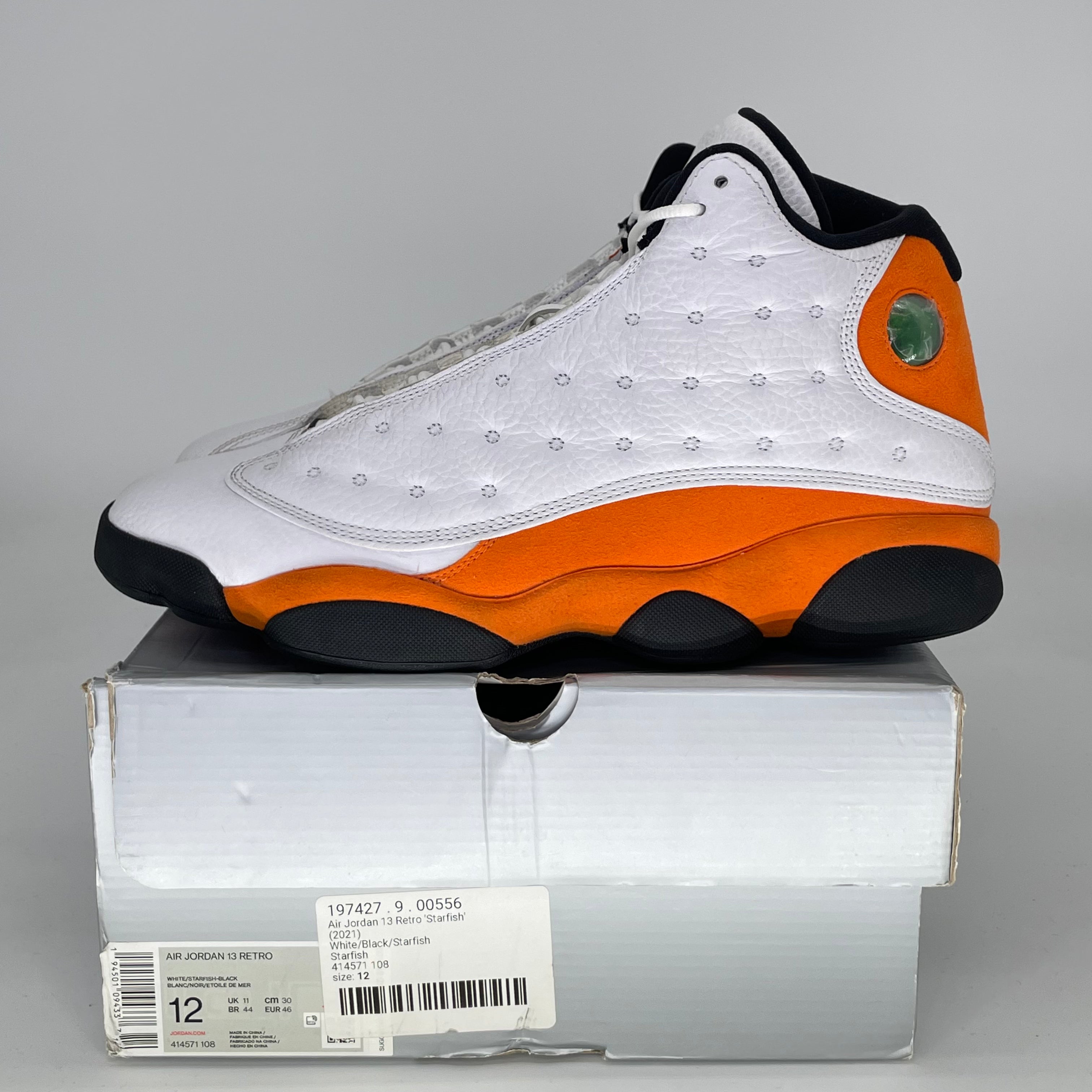 AIR JORDAN 13 STARFISH 414571-108 SIZE 12/13.5W