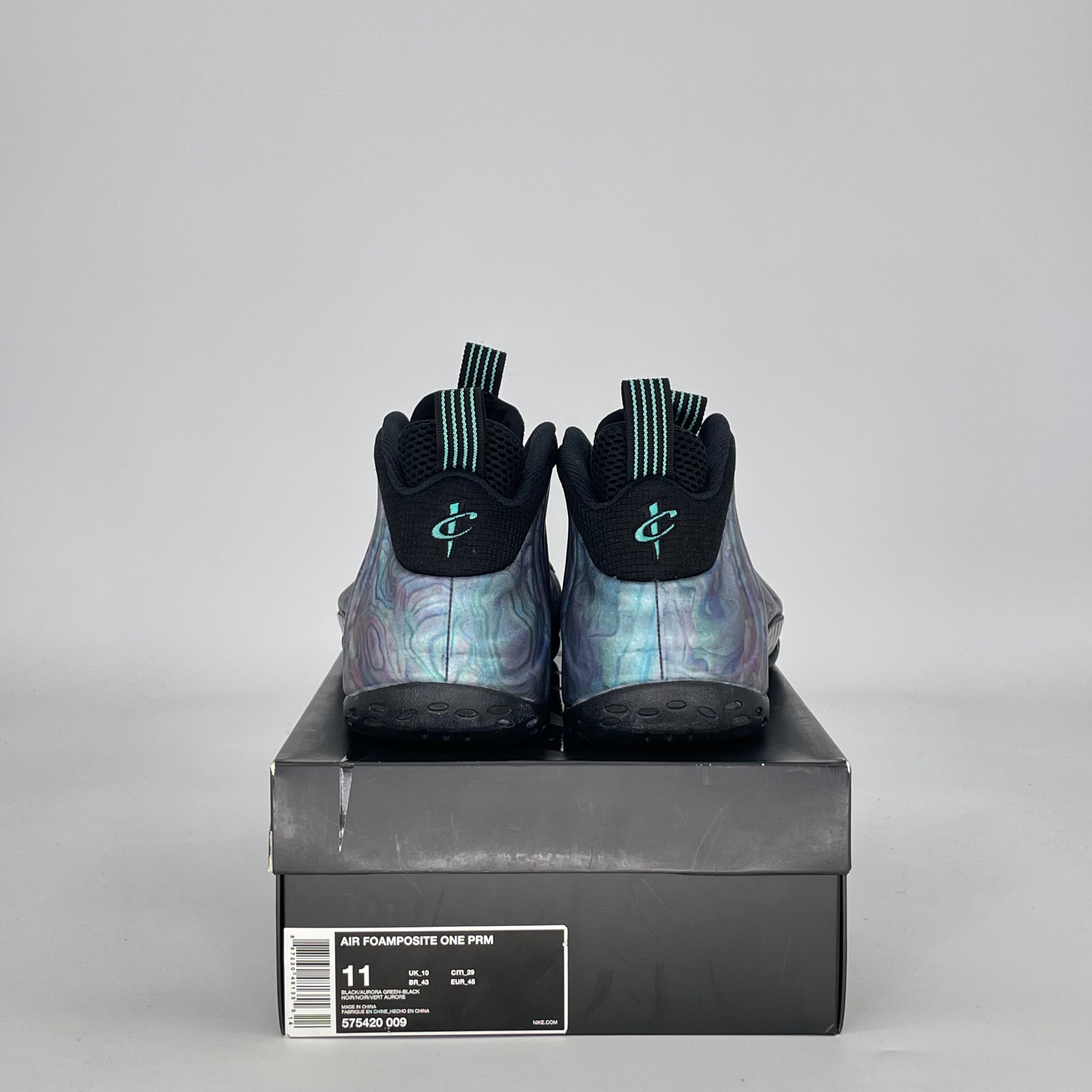 NIKE AIR FOAMPOSITE ONE ABALONE 575420-009 SIZE 11/12.5W