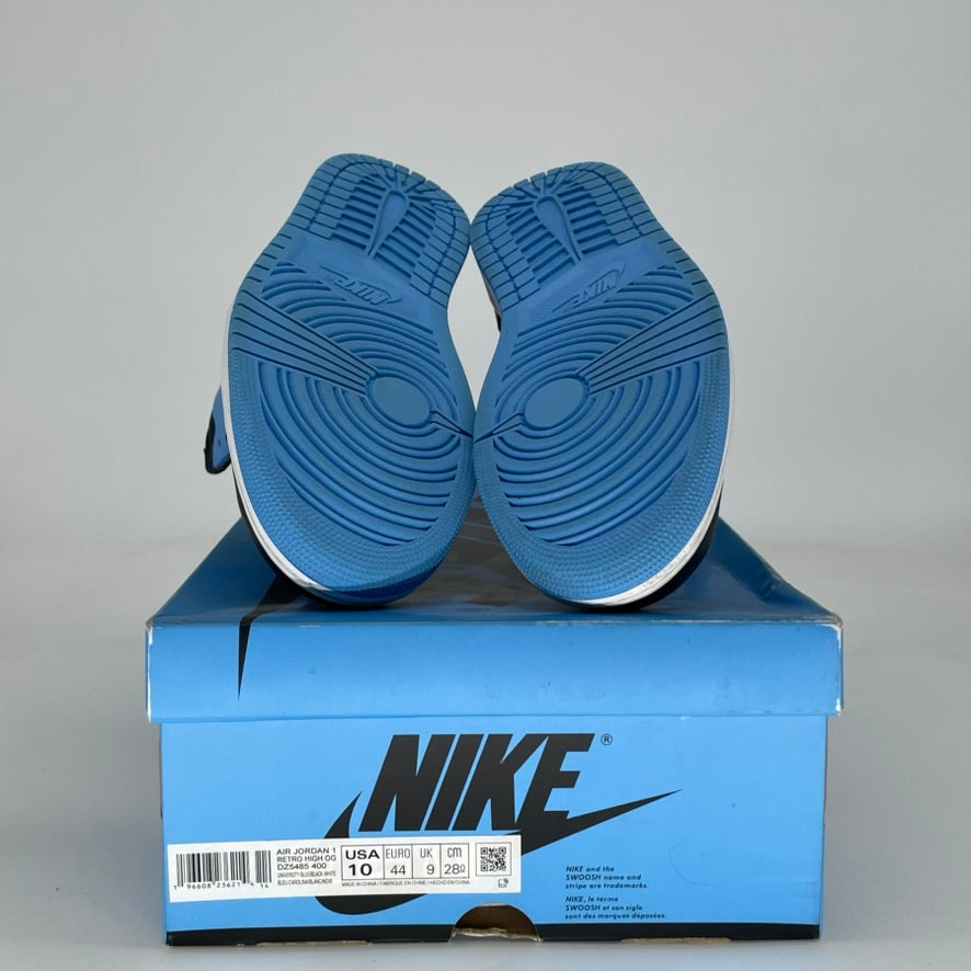 AIR JORDAN 1 UNC TOE DZ5485-400 SIZE 10/11.5W