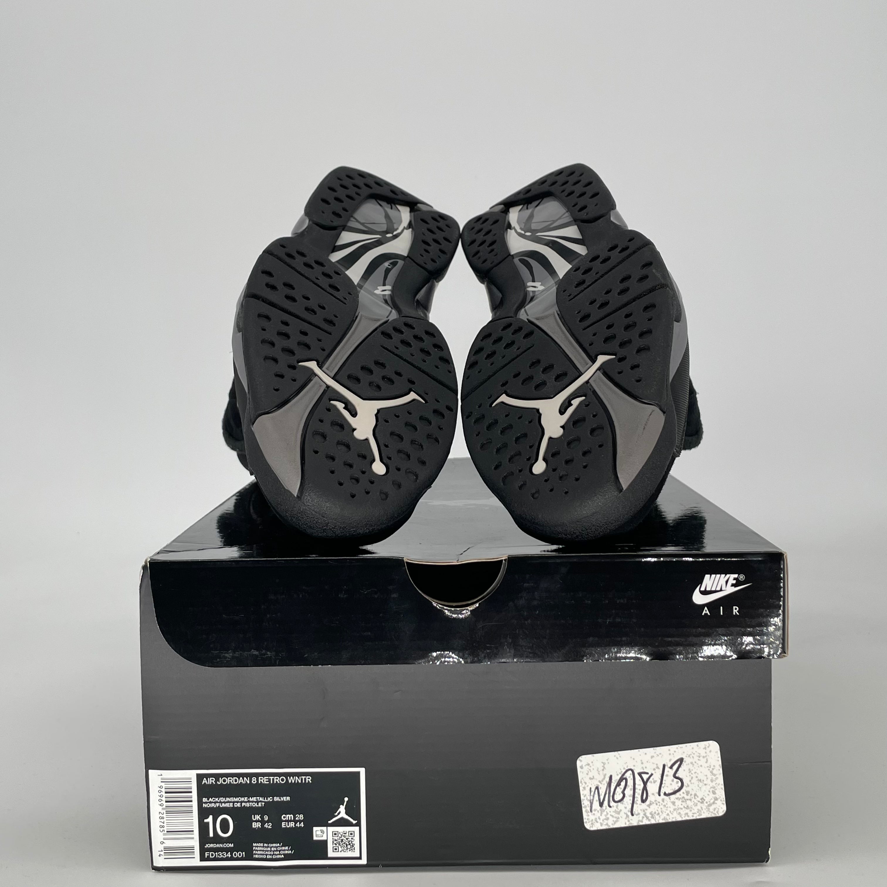 AIR JORDAN 8 WINTERIZED GUNSMOKE FD1334-001 SIZE 10/11.5W