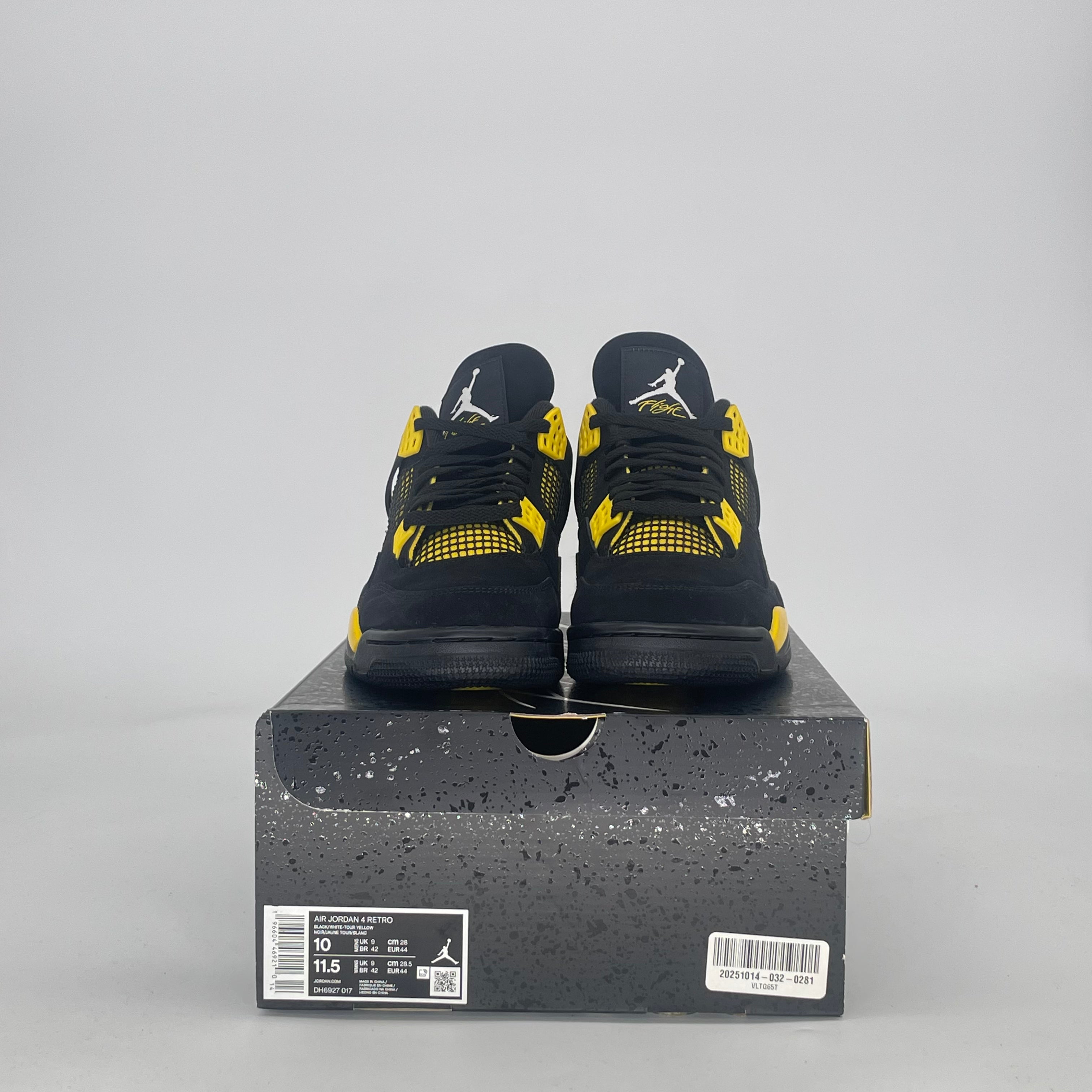 AIR JORDAN 4 THUNDER DH6927-017 SIZE 10/11.5W