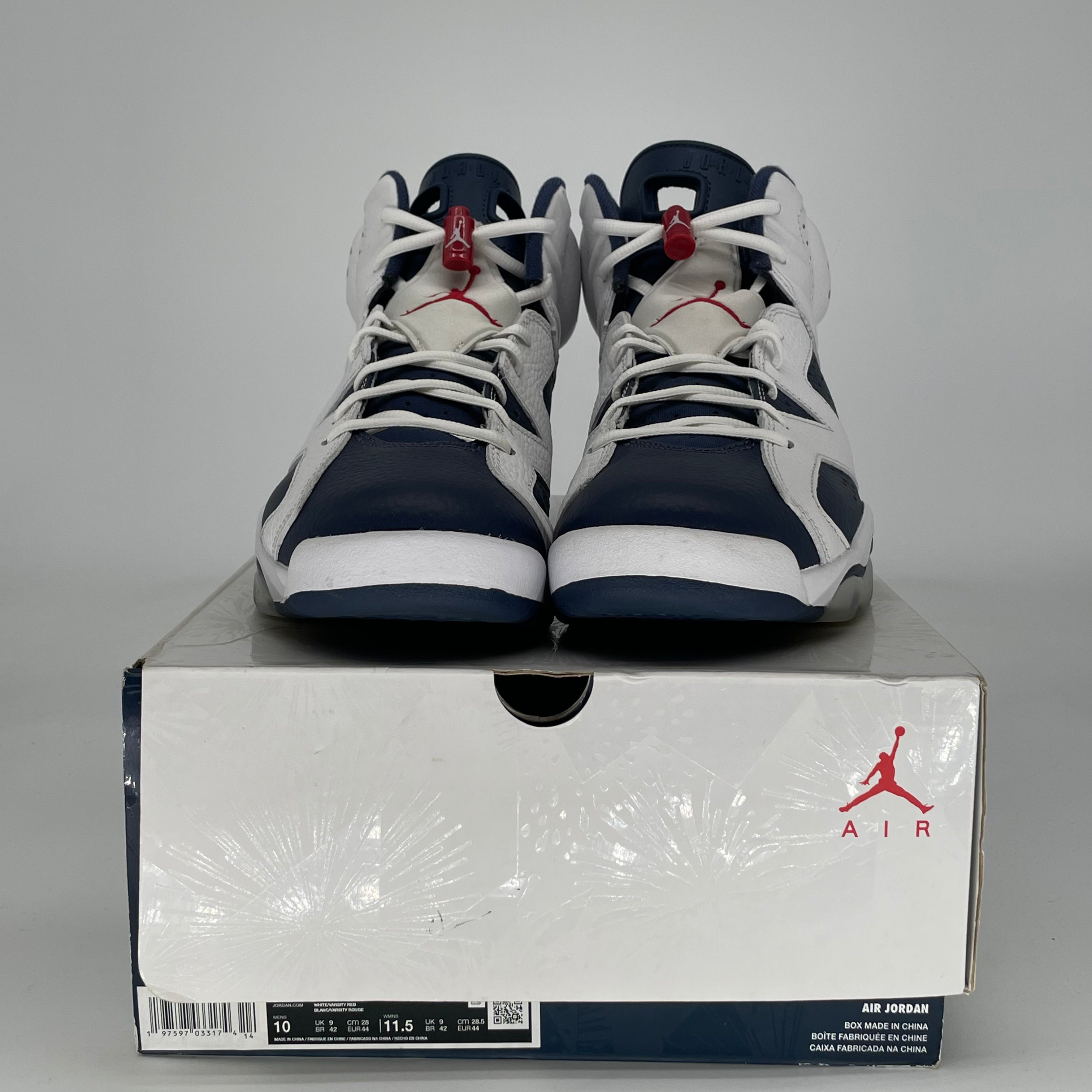 AIR JORDAN 6 OLYMPIC CT8529-164 SIZE 10/11.5W