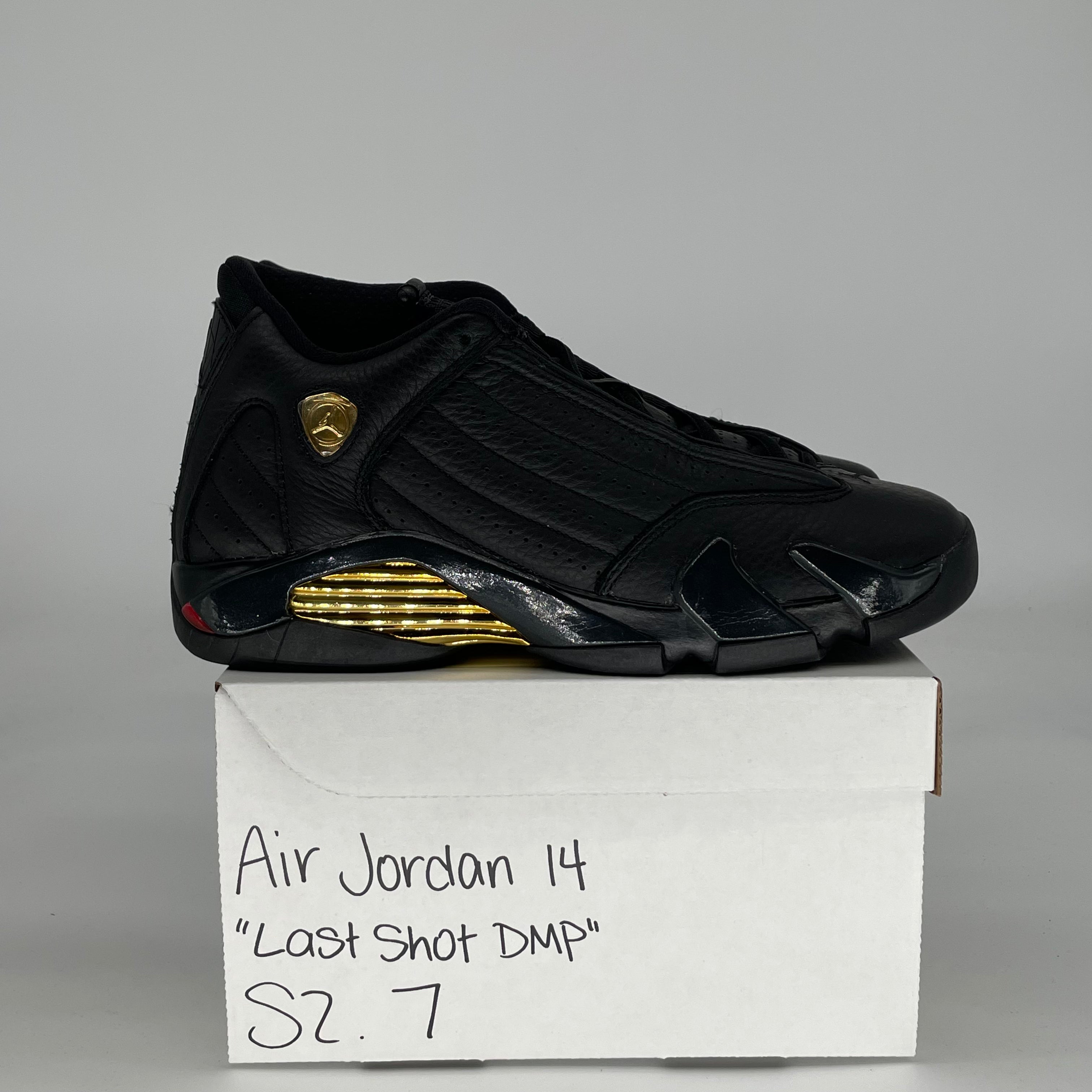 AIR JORDAN 14 LAST SHOT DMP 487471-022 SIZE 7/8.5W