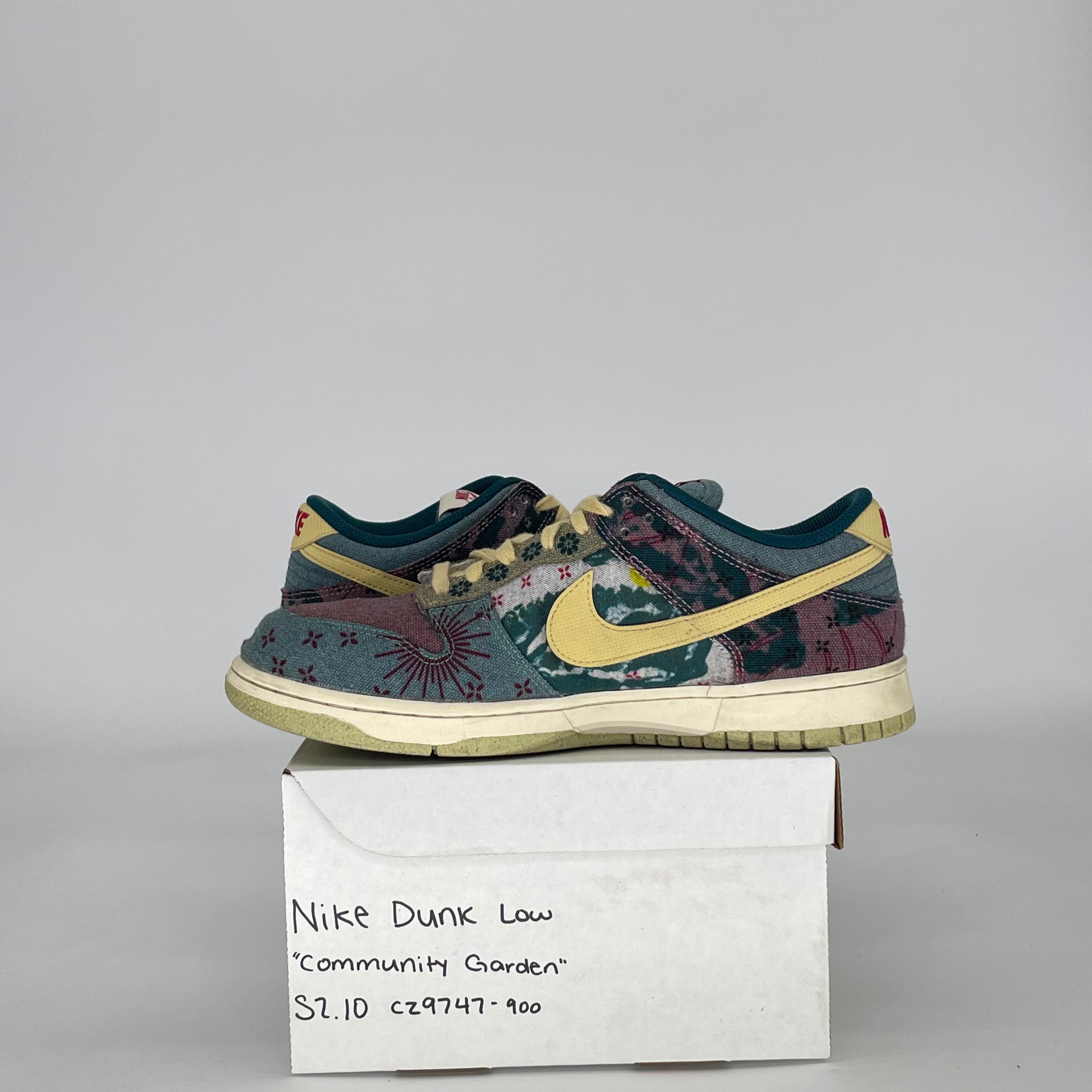 NIKE DUNK LOW COMMUNITY GARDEN CZ9747-900 SIZE 10/11.5W