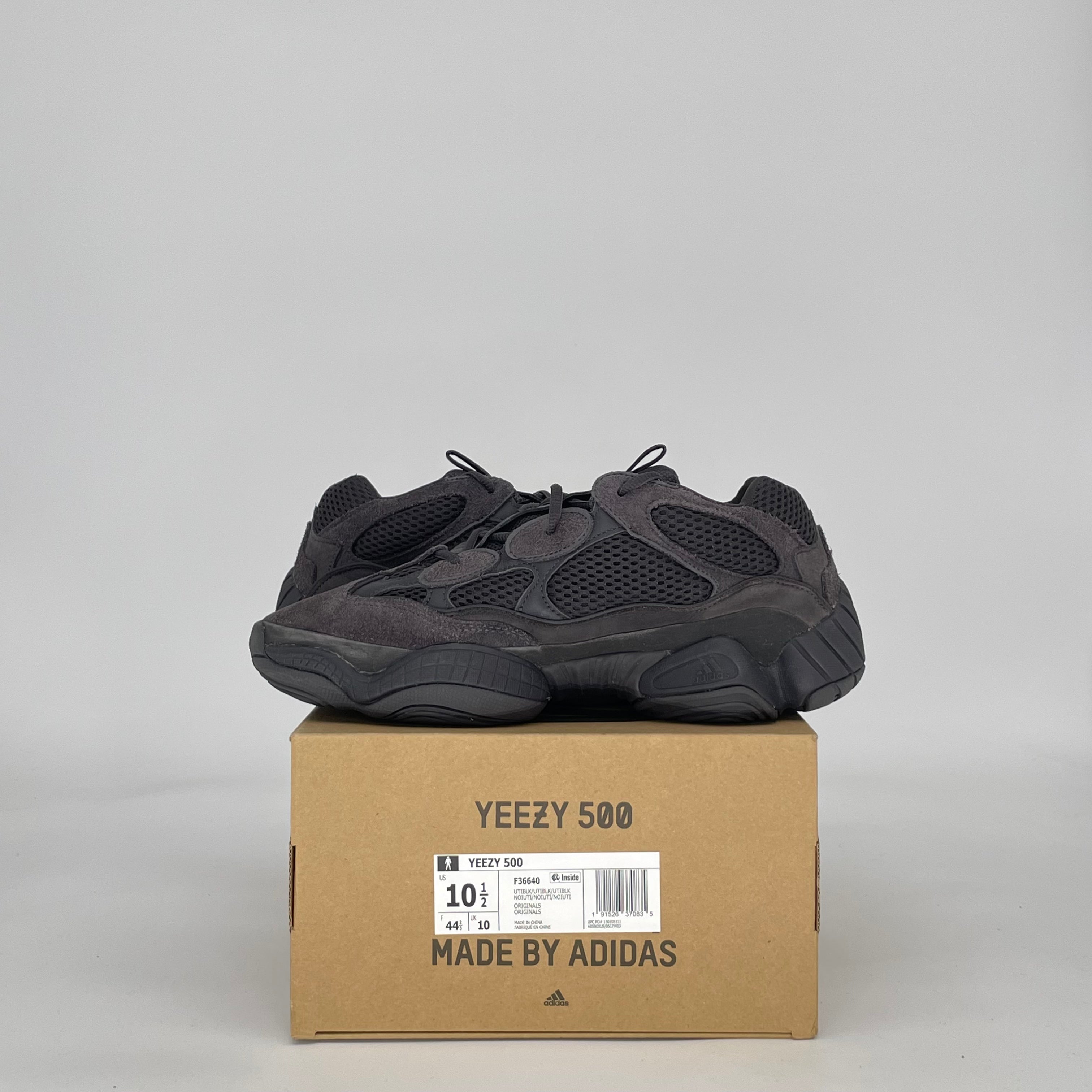 ADIDAS YEEZY 500 UTILITY BLACK F36640 SIZE 10.5/12W