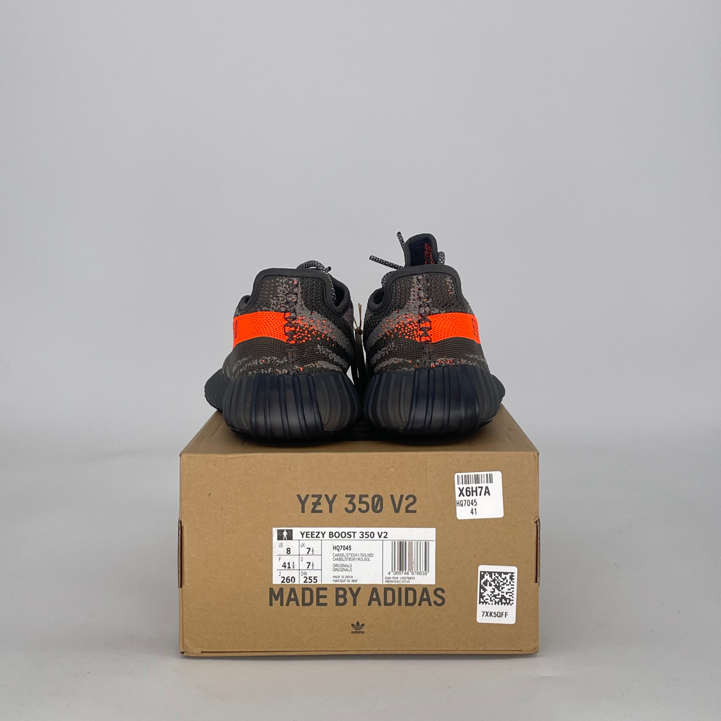ADIDAS YEEZY BOOST 350 V2 CARBON BELUGA HQ7045 SIZE 8/9.5W