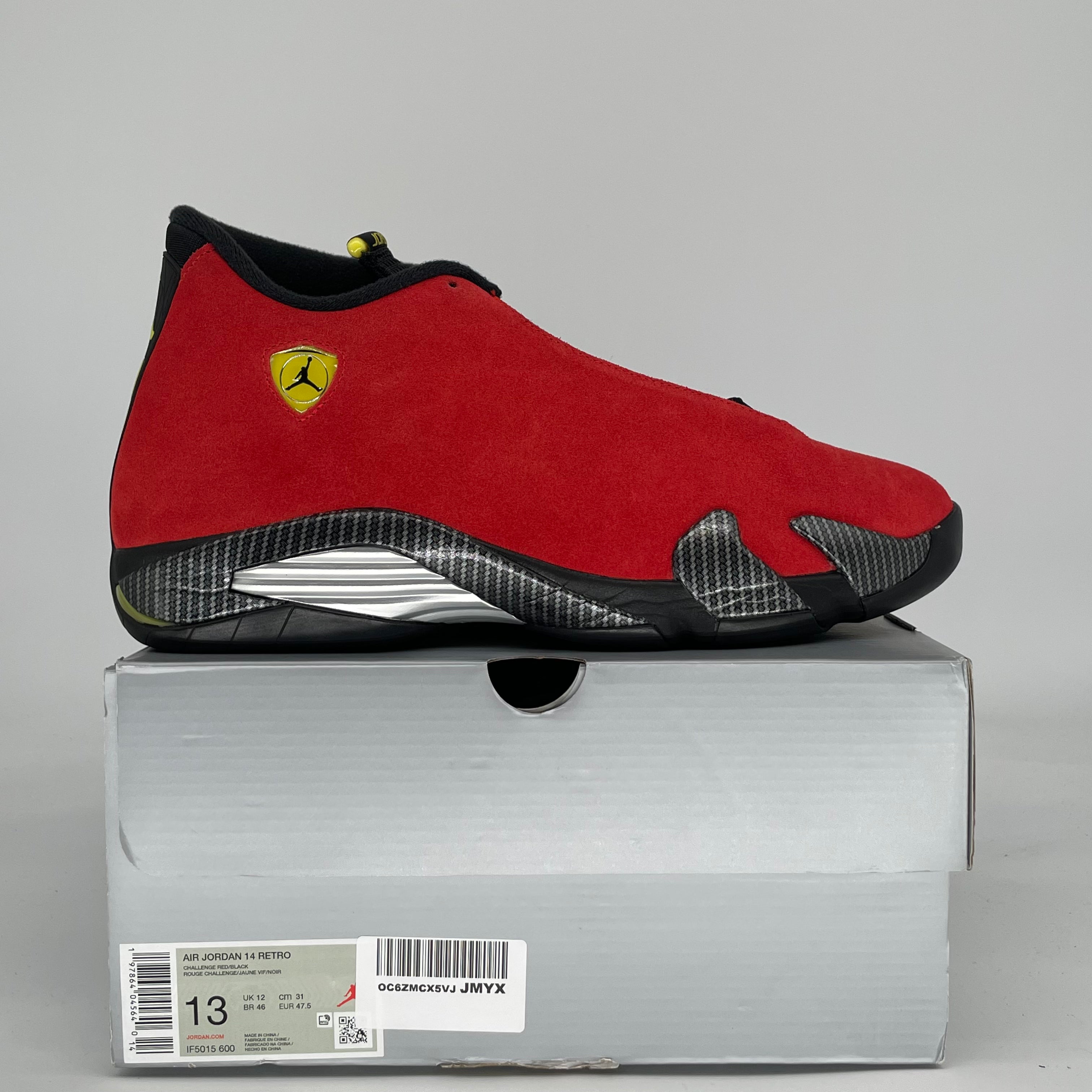 AIR JORDAN 14 FERRARI IF5015-600 SIZE 13/14.5W