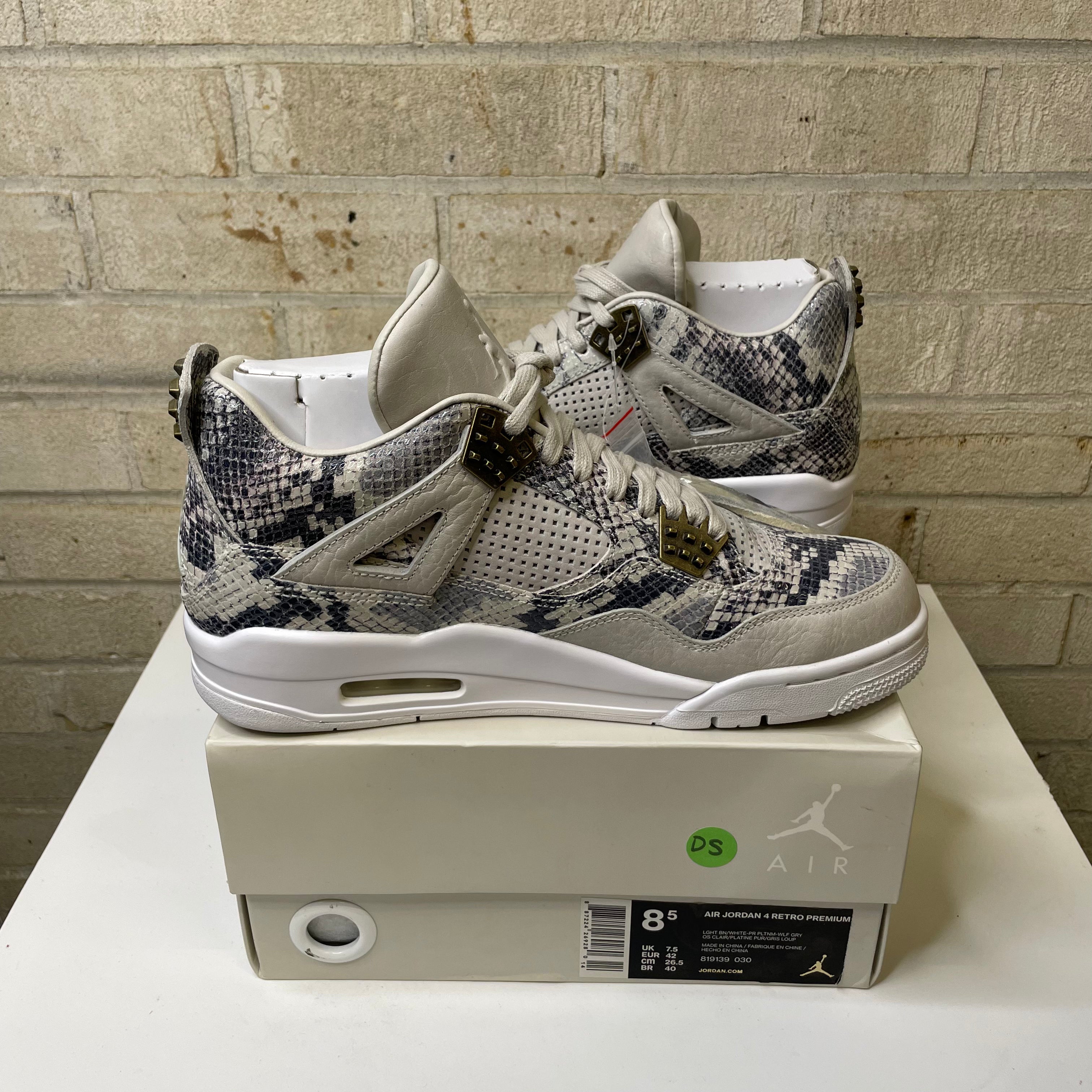 AIR JORDAN 4 PINNACLE SNAKESKIN 819139-030 SIZE 8.5/10W