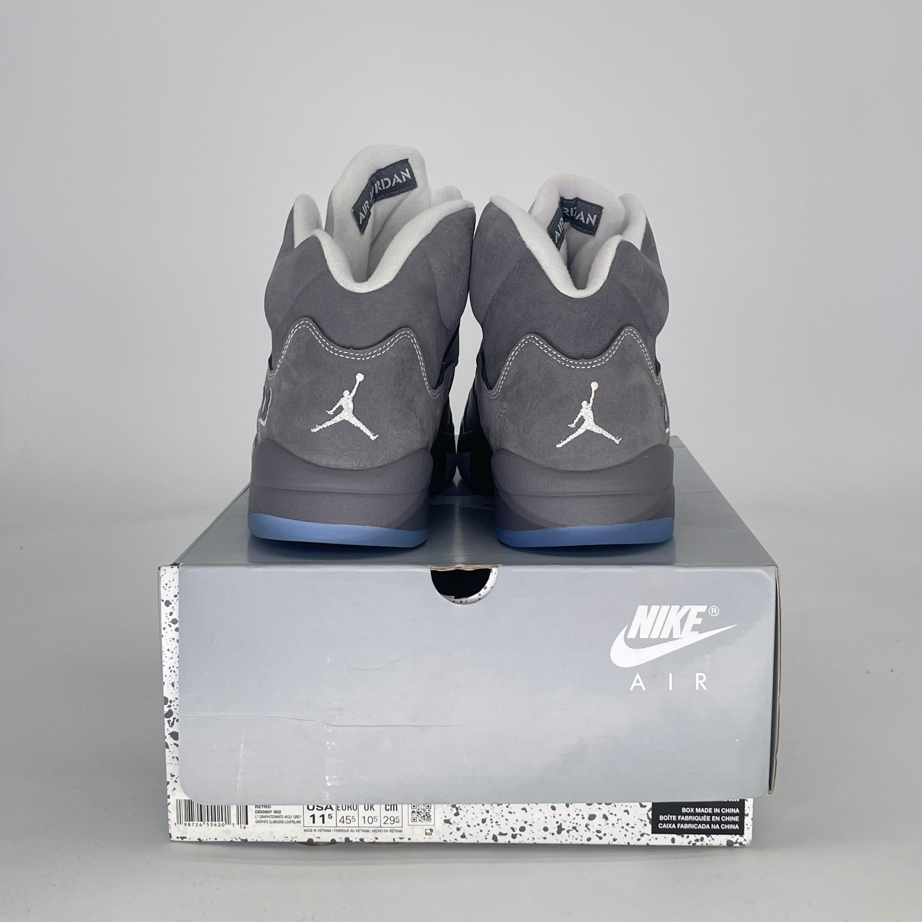 AIR JORDAN 5 WOLF GREY DD0587-002 SIZE 11.5/13W