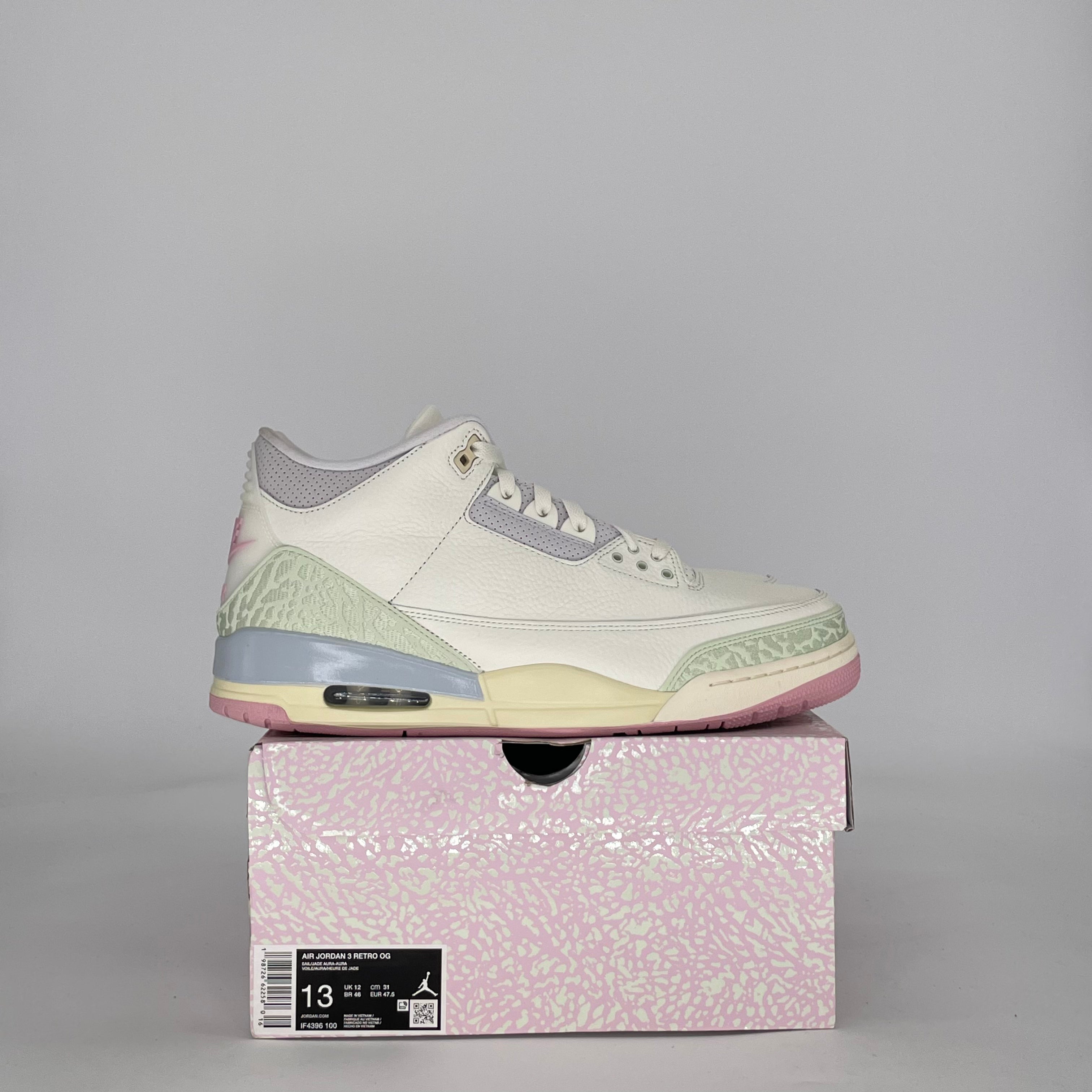 AIR JORDAN 3 SPRING IS IN THE AIR IF4396-100 SIZE 13/14.5W