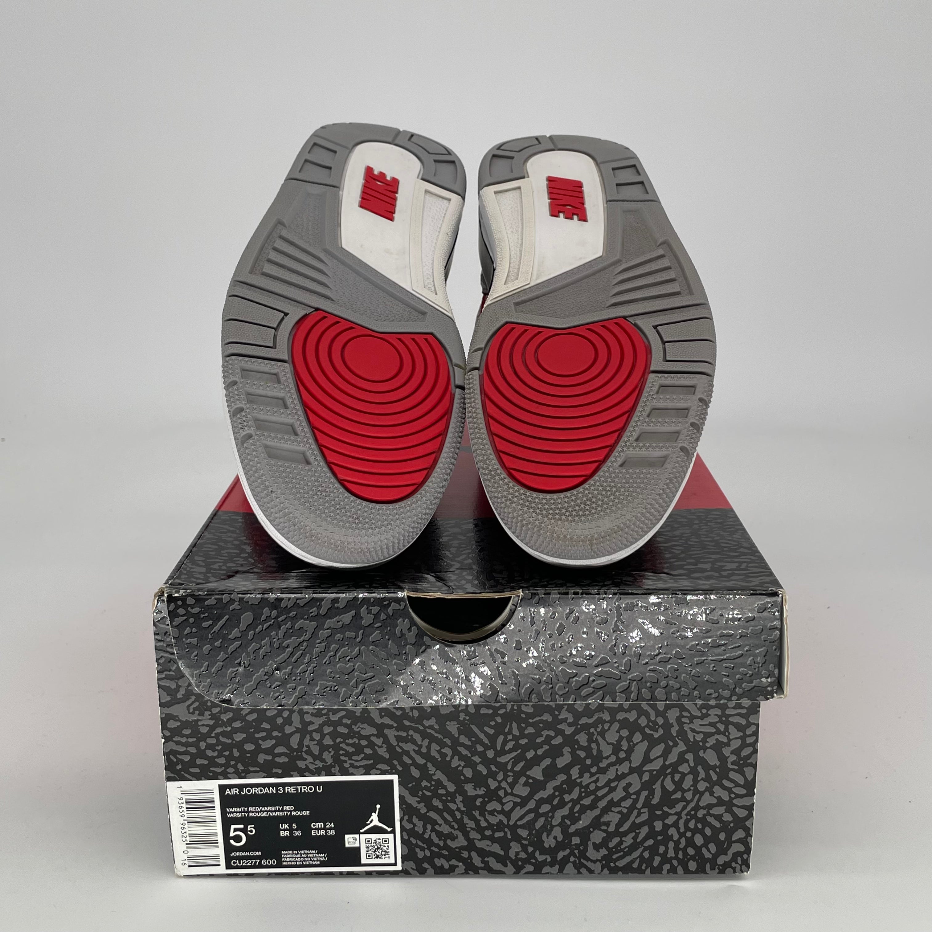 AIR JORDAN 3 UNITE CHI SIZE 5.5/7W CU2277-600