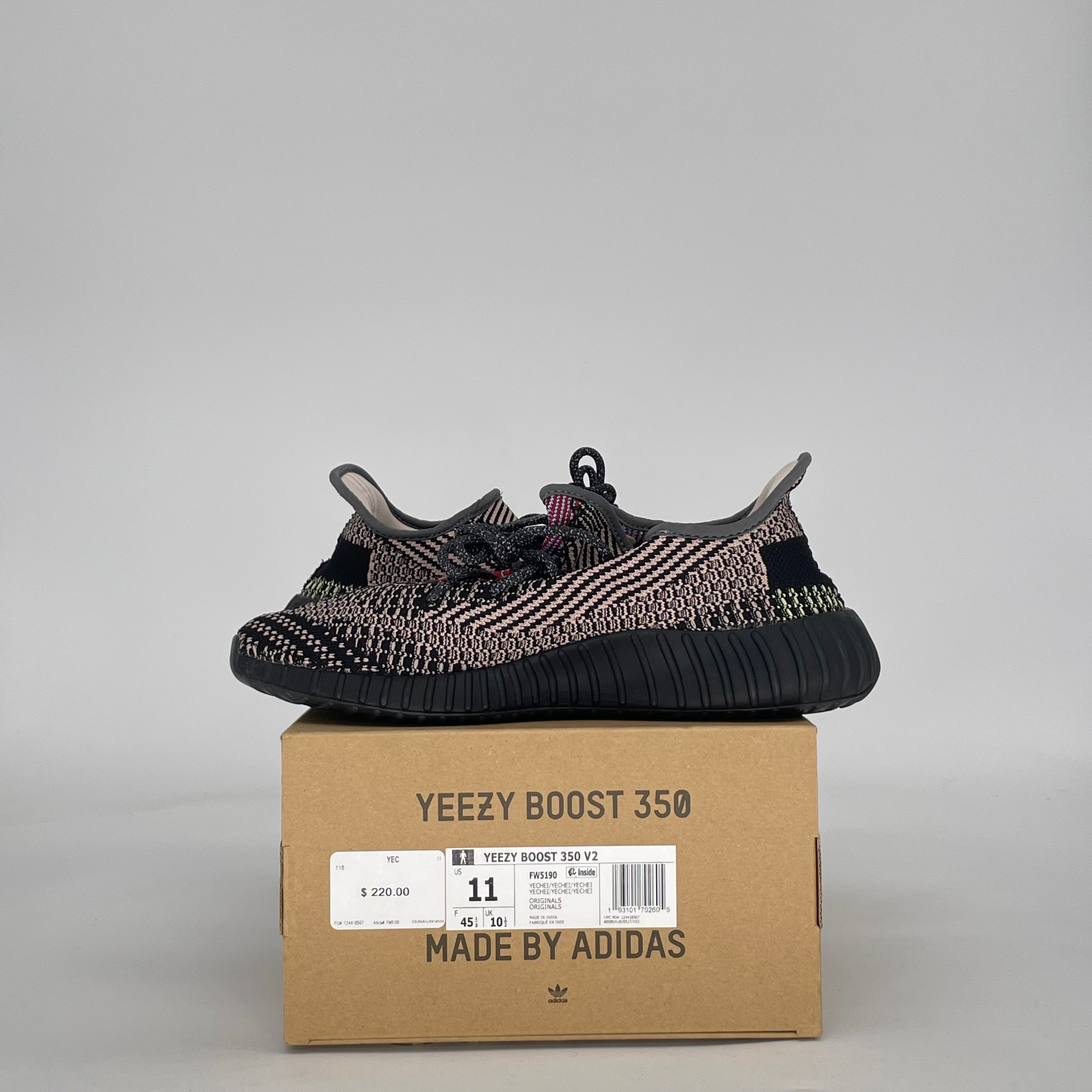 ADIDAS YEEZY BOOST 350 V2 YECHEIL (NON-REFLECTIVE) FW5190 SIZE 11/12.5W