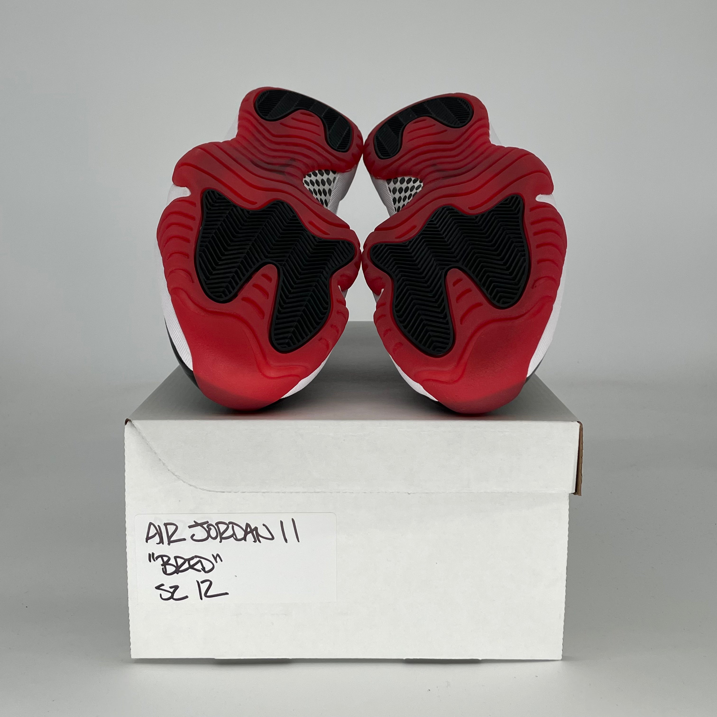 AIR JORDAN 11 BRED 378037-061 SIZE 12/13.5W