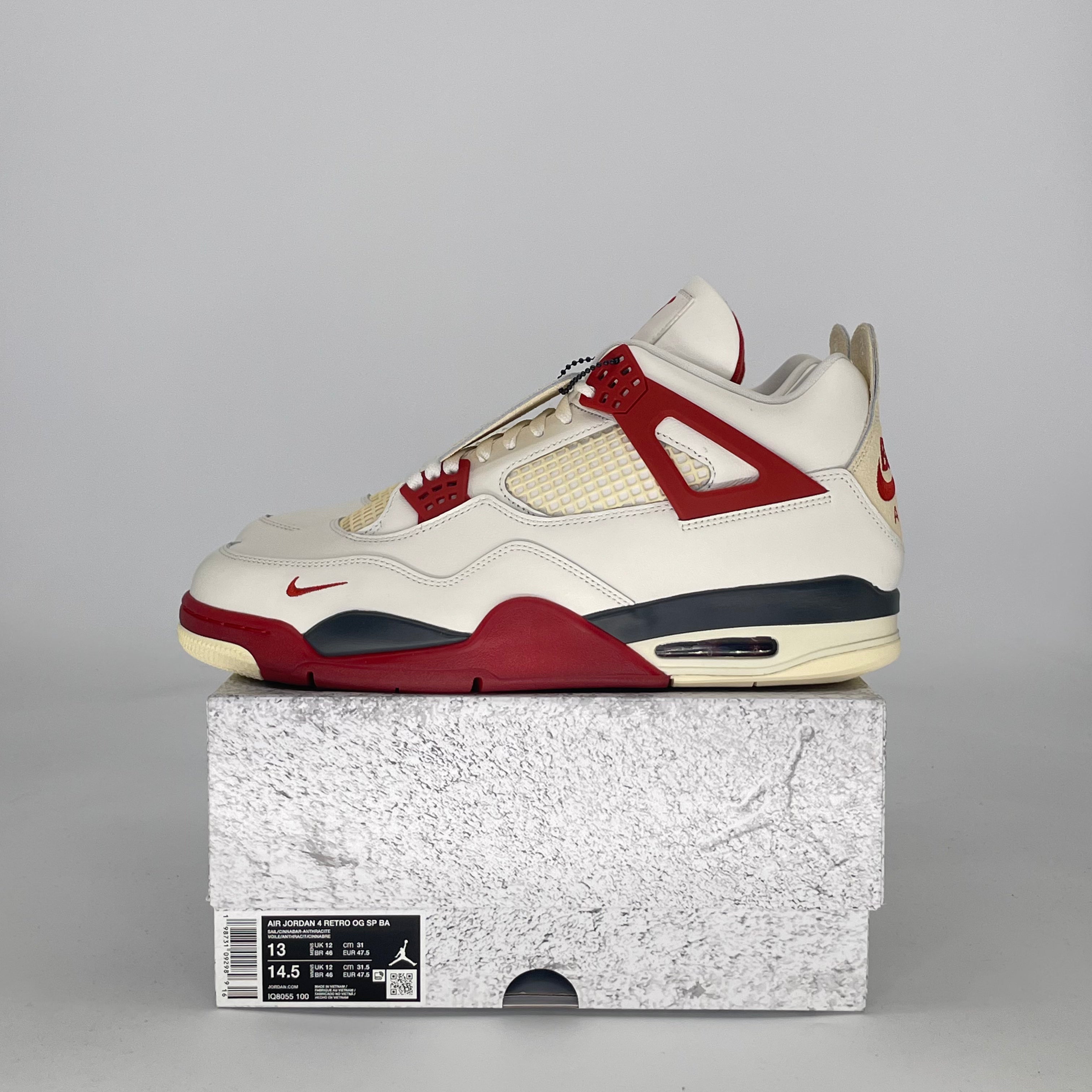 AIR JORDAN 4 NIGEL SYLVESTER BRICK AFTER BRICK IQ8055-100 SIZE 13/14.5W