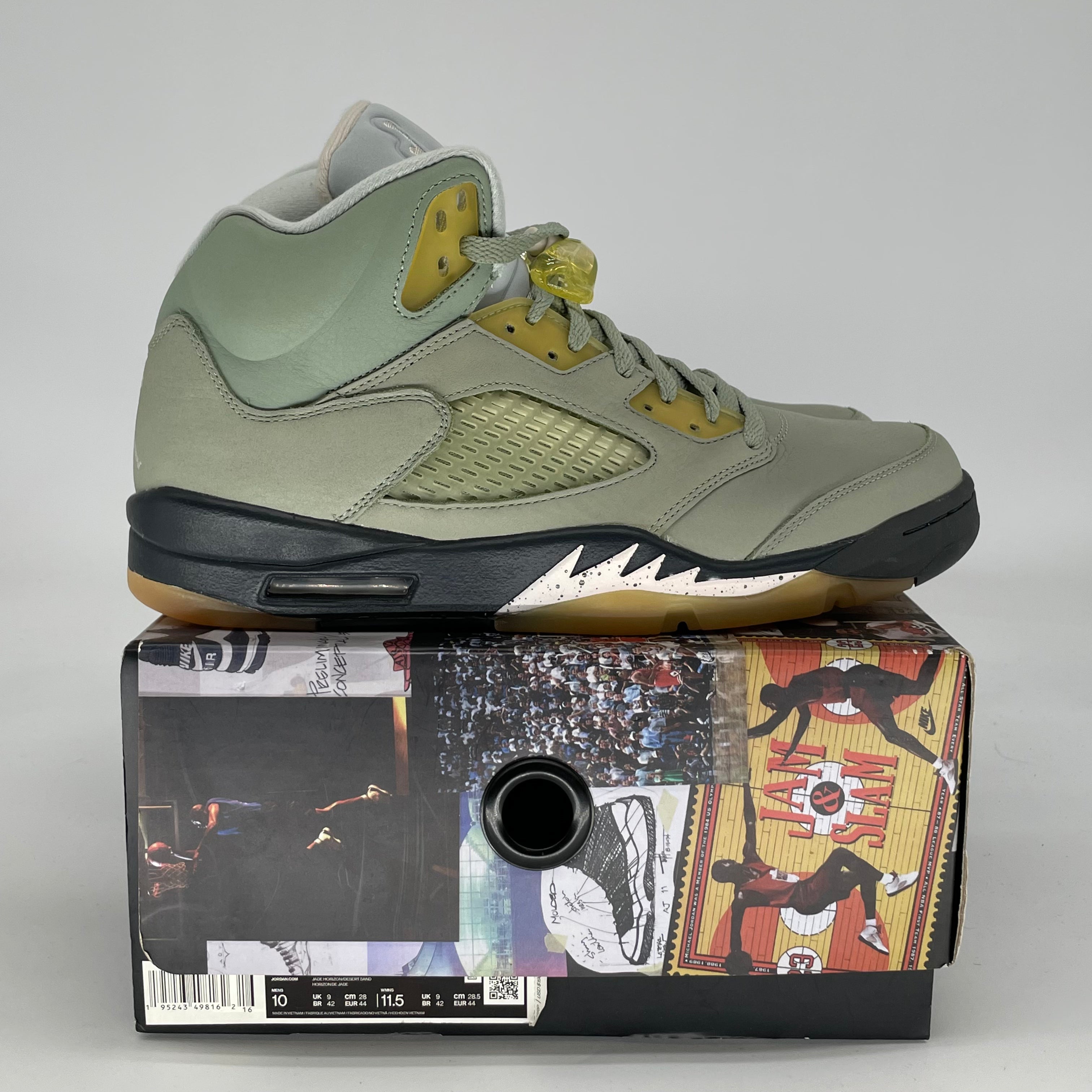 AIR JORDAN 5 JADE HORIZON DC7501-300 SIZE 10/11.5W