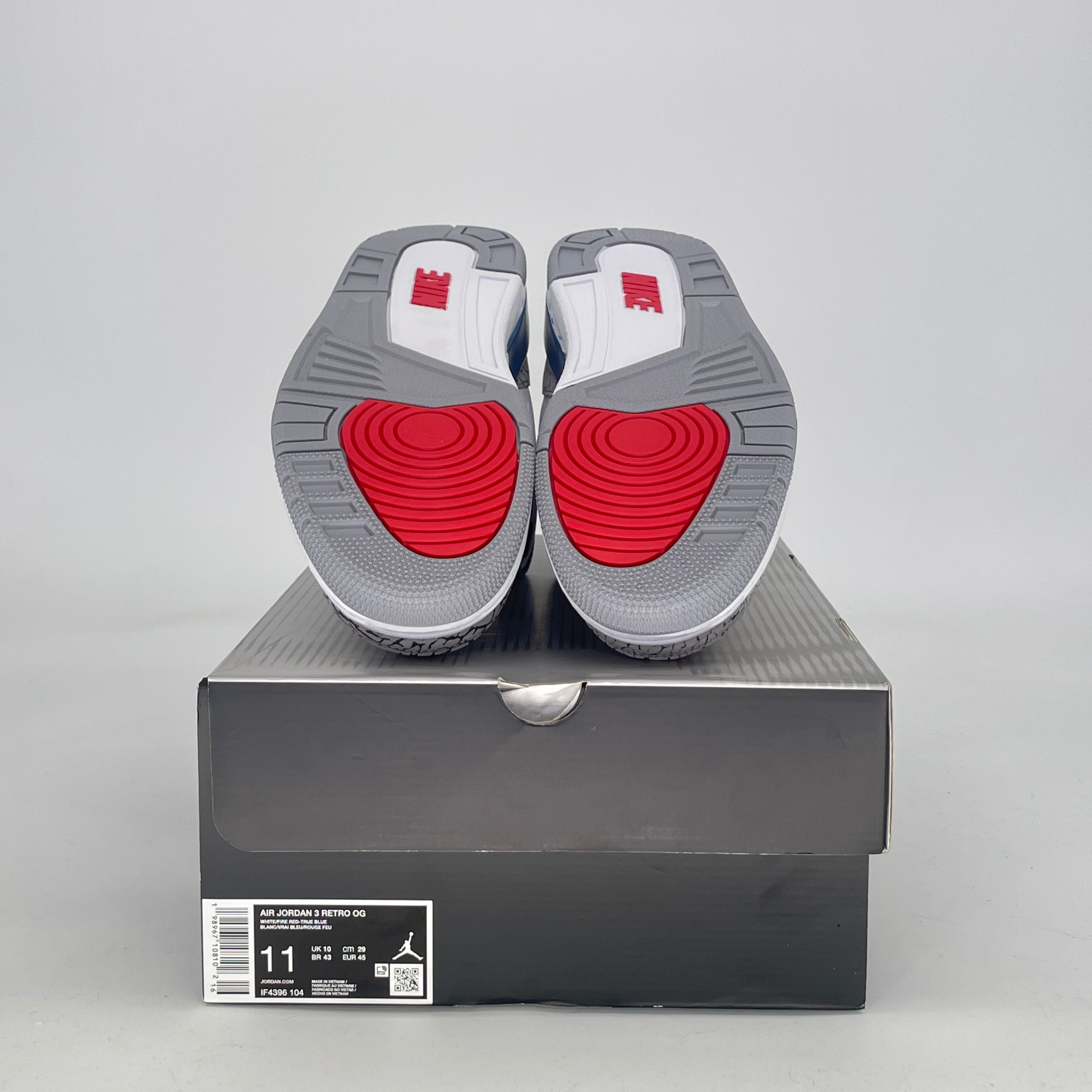 AIR JORDAN 3 TRUE BLUE IF4396-104 SIZE 11/12.5W