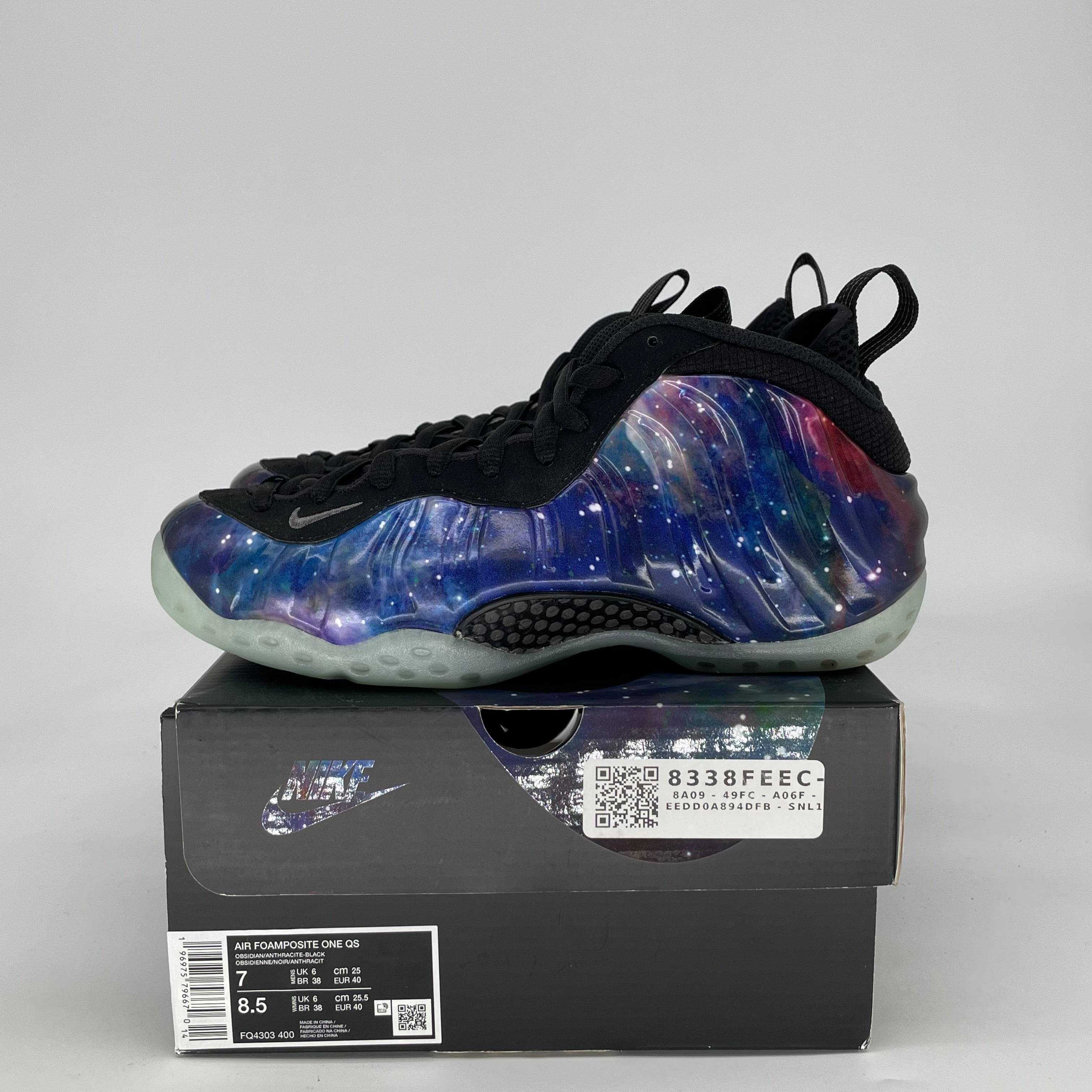 NIKE AIR FOAMPOSITE ONE GALAXY 2025 FQ4303-400 SIZE 7/8.5W
