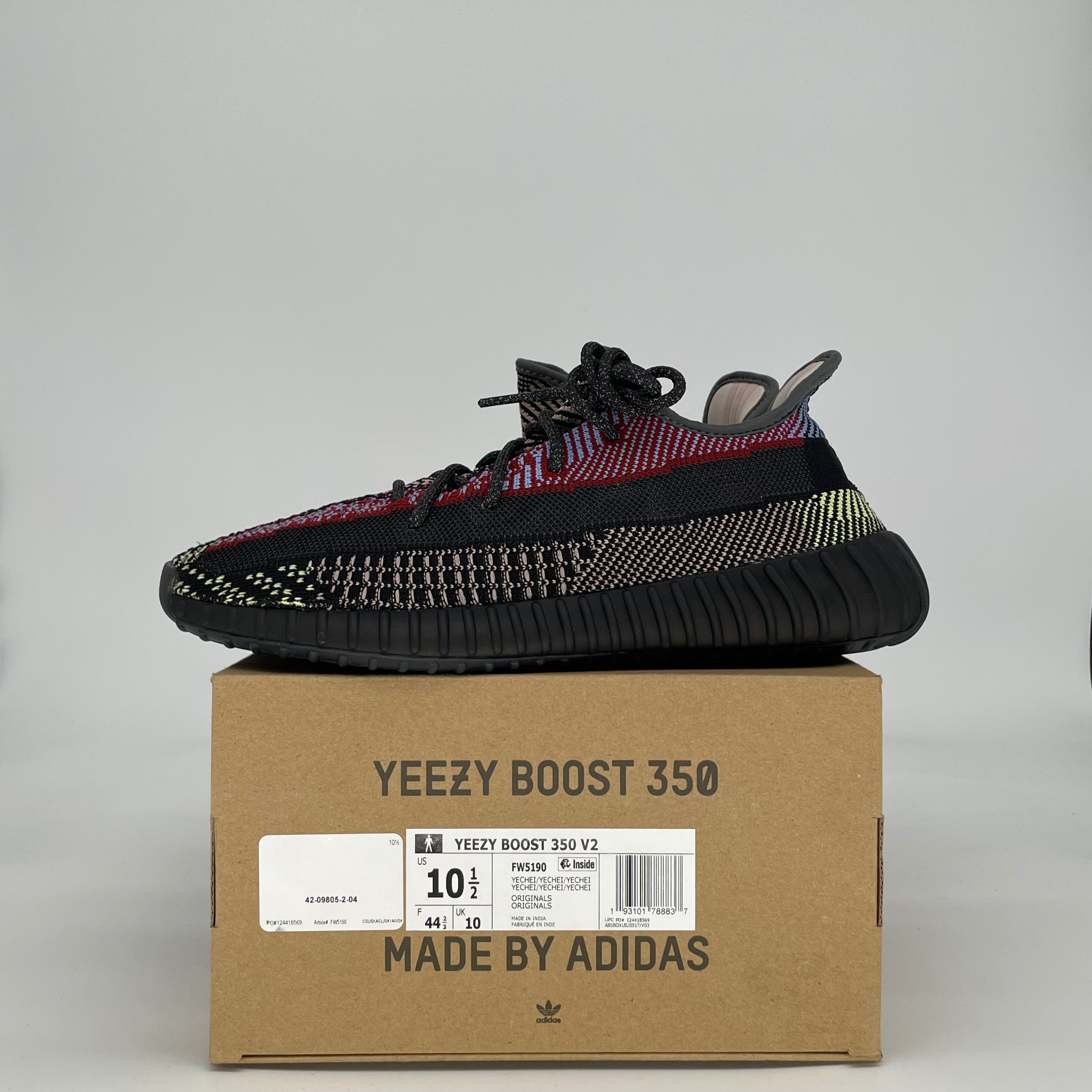 ADIDAS YEEZY BOOST 350 V2 YECHEIL (NON REFLECTIVE) FW5190 SIZE 10.5/12W