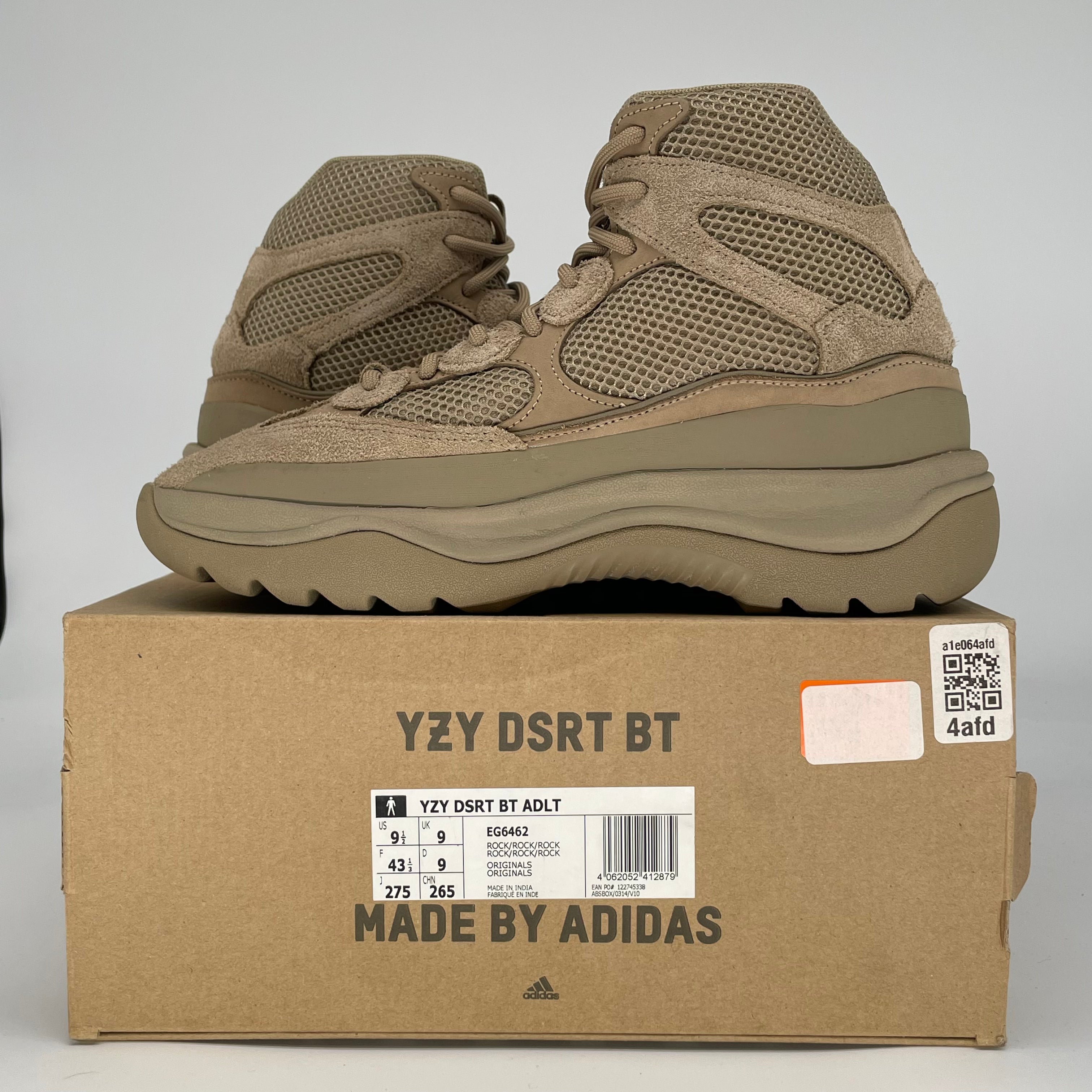 ADIDAS YEEZY DESERT BOOT ROCK EG6462 SIZE 9.5/11W