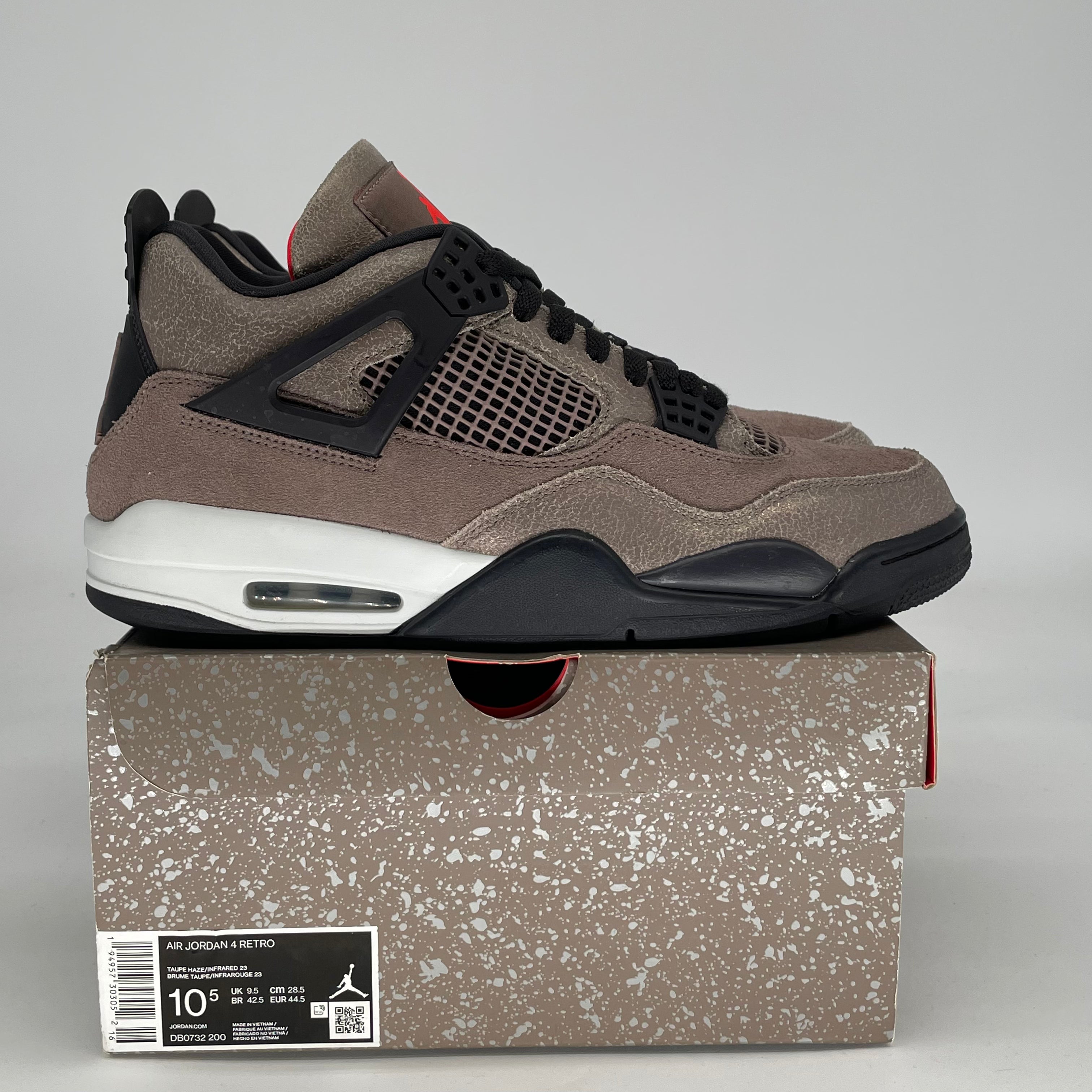 AIR JORDAN 4 TAUPE HAZE DB0732-200 SIZE 10.5/12W