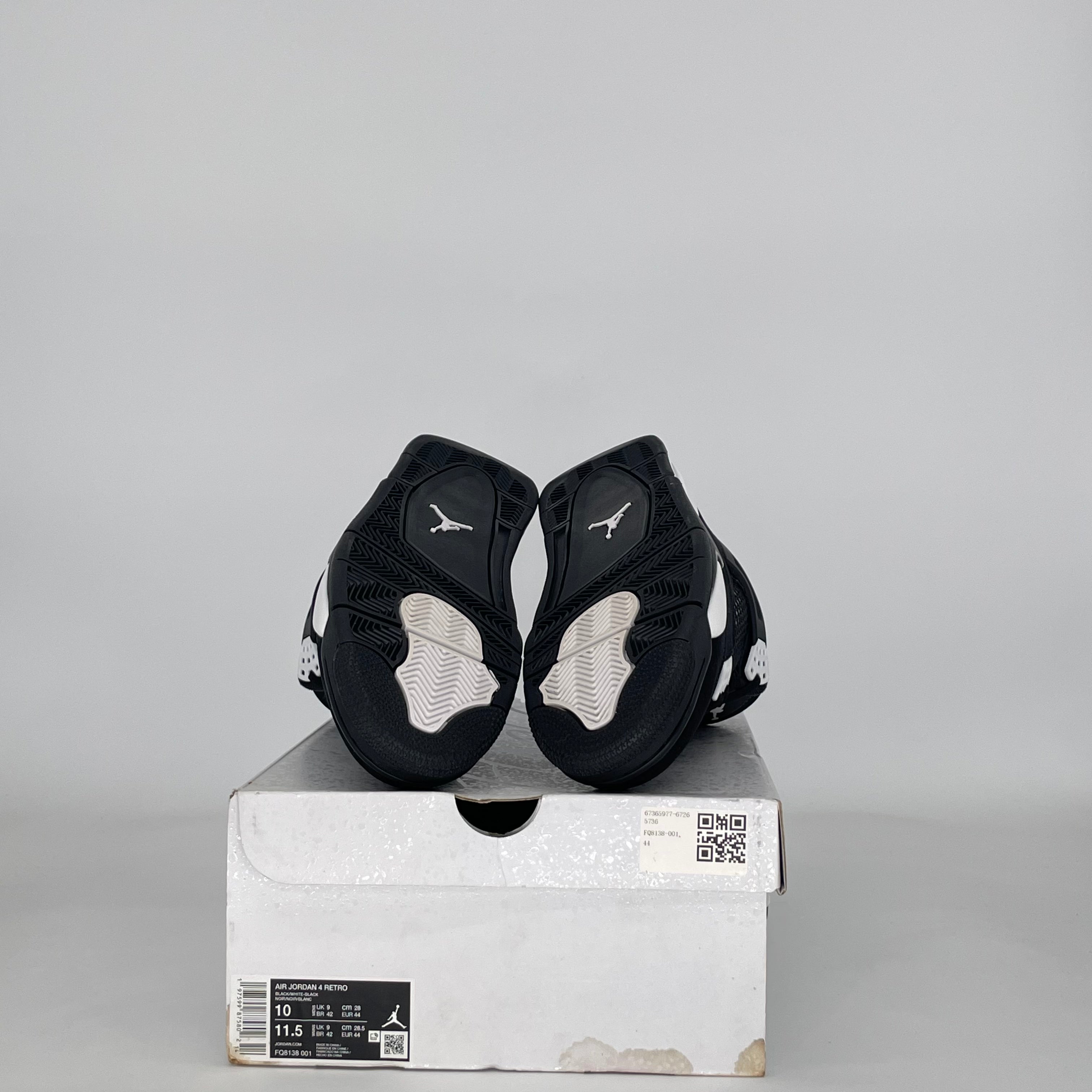 AIR JORDAN 4 WHITE THUNDER FQ8138-001 SIZE 10/11.5W