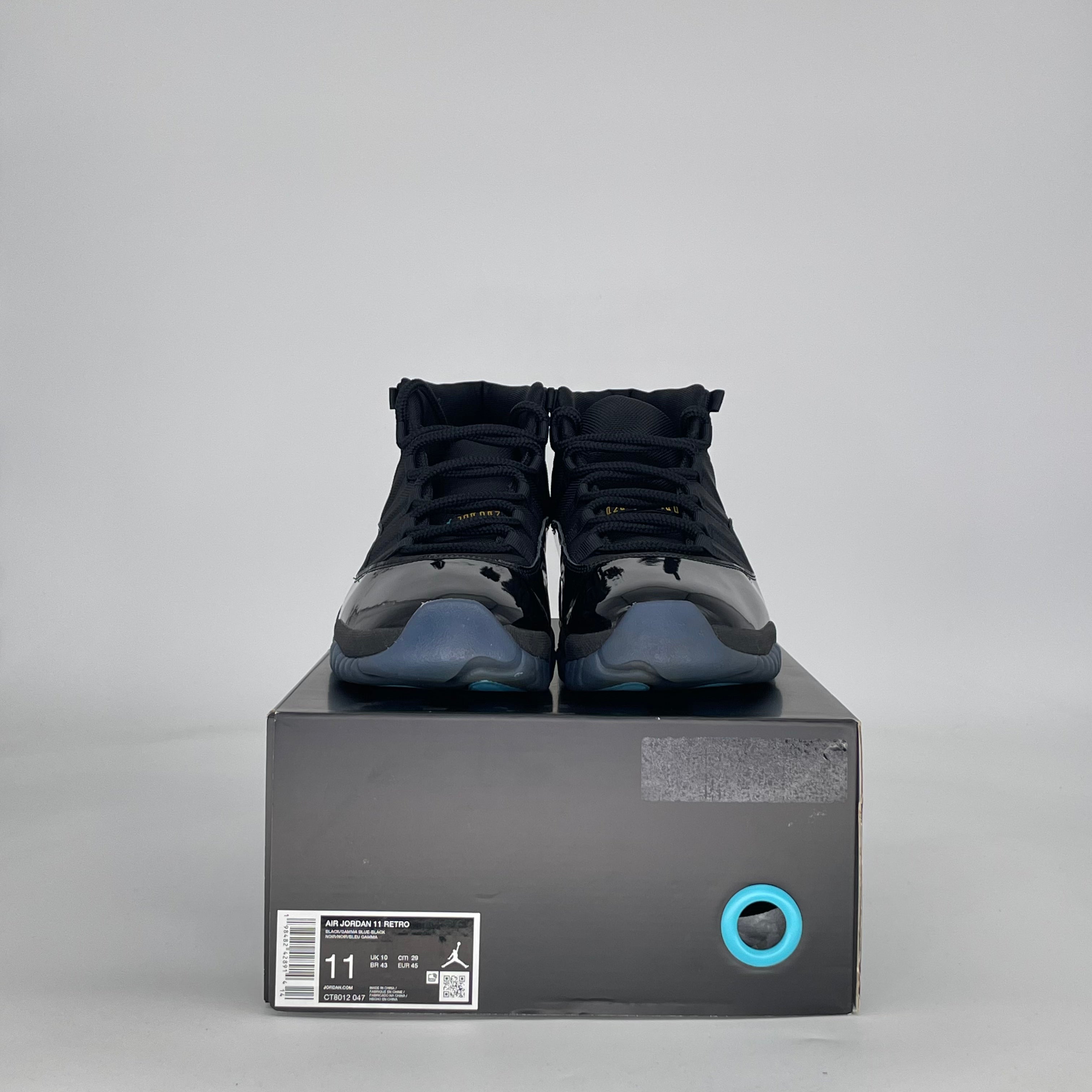 AIR JORDAN 11 GAMMA BLUE CT8012-047 SIZE 11/12.5W