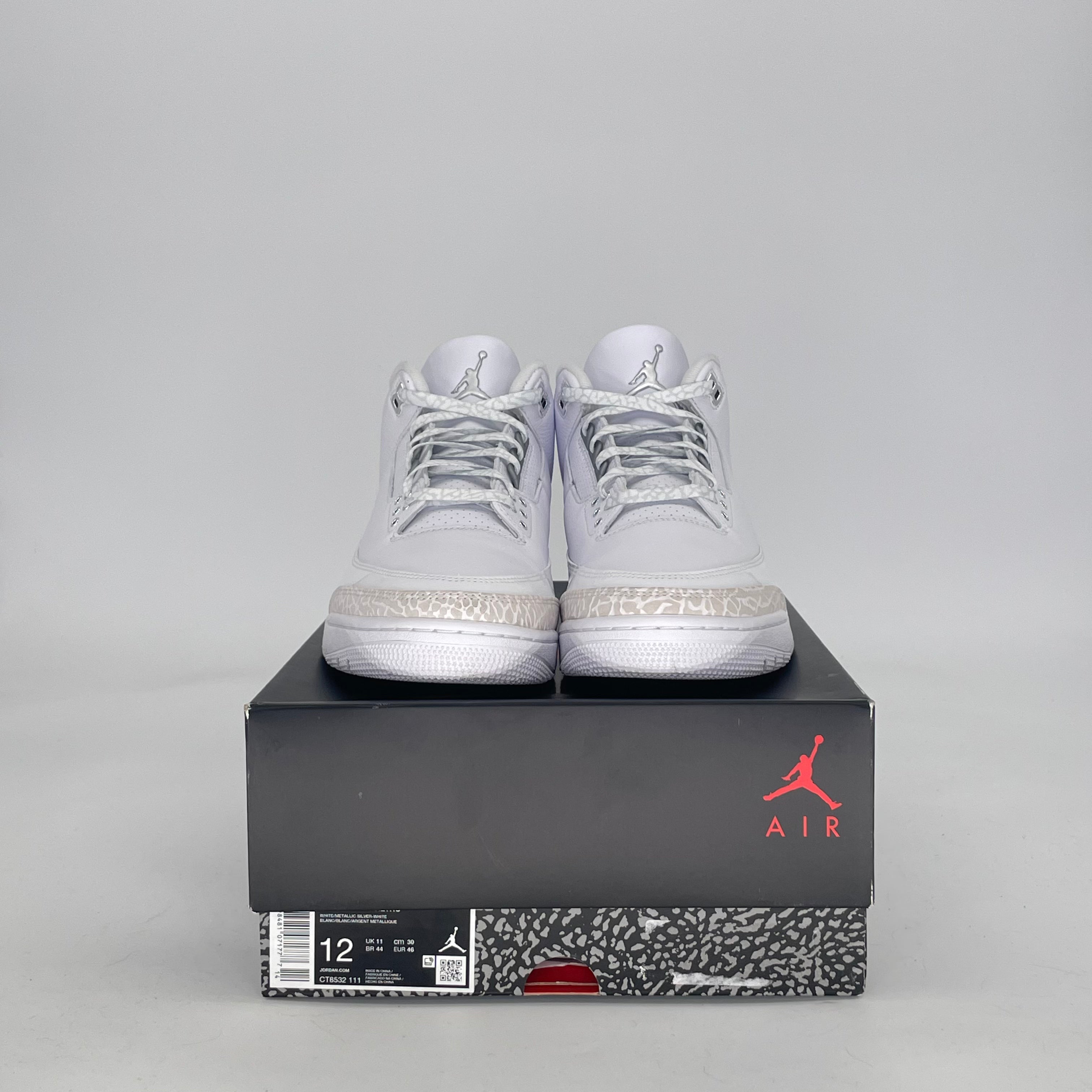 AIR JORDAN 3 PURE MONEY CT8532-111 SIZE 12/13.5W