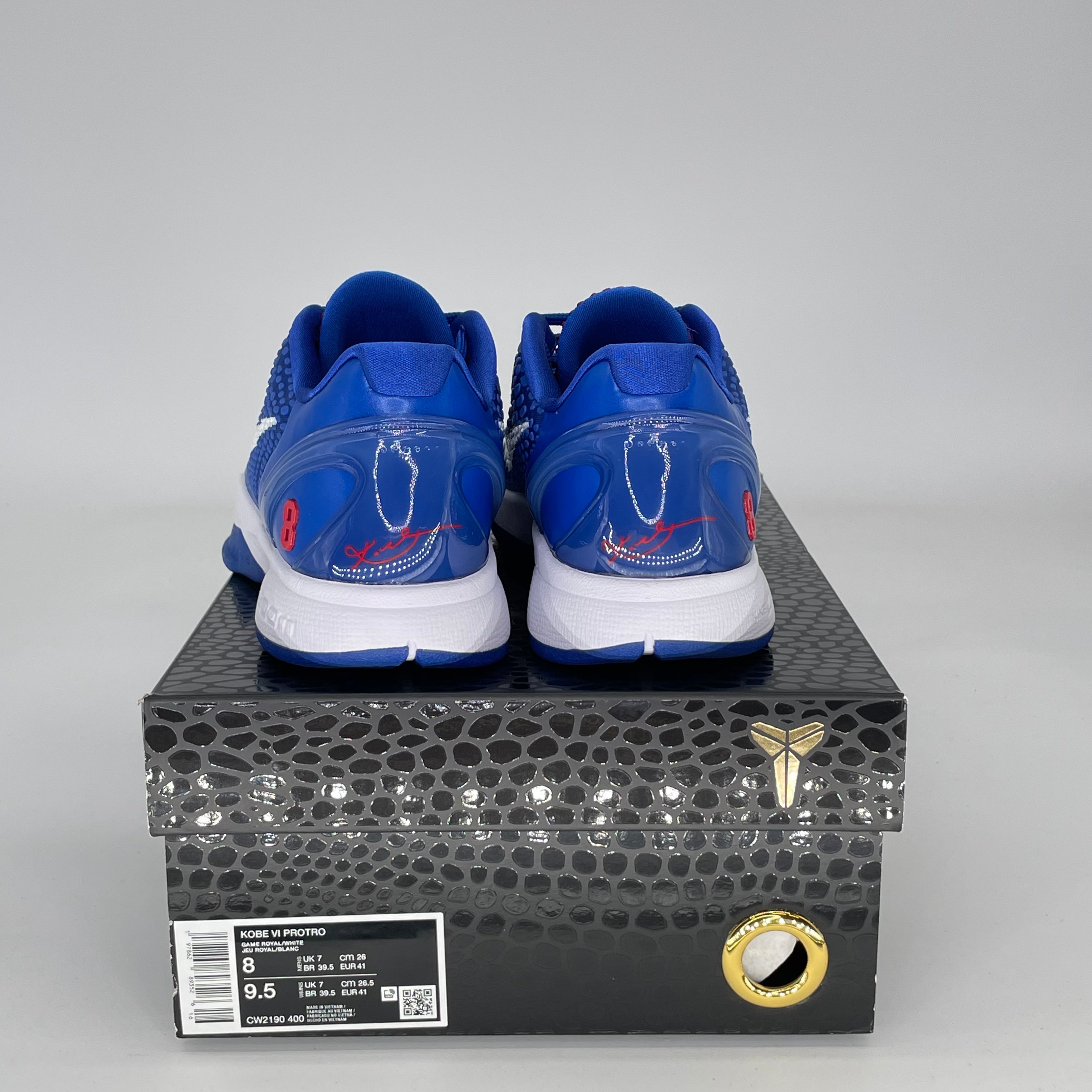 NIKE KOBE 6 PROTRO DODGERS CW2190-400 SIZE 8/9.5W
