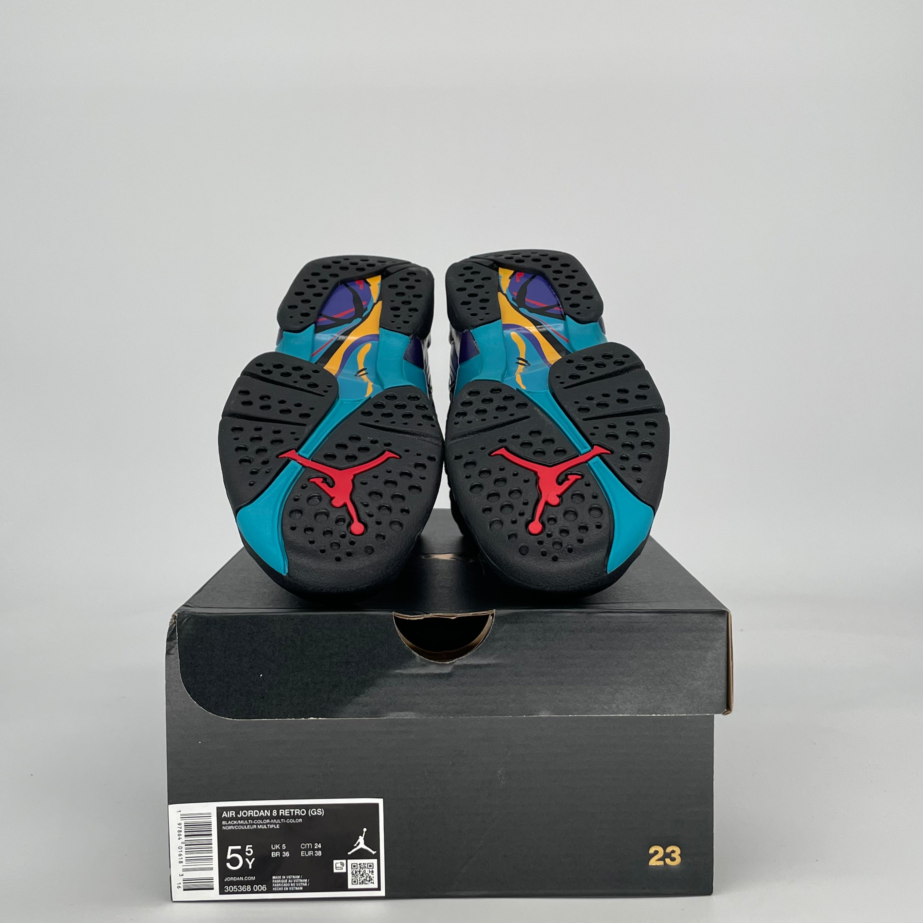 AIR JORDAN 8 AQUA 305368-006 SIZE 5.5/7W
