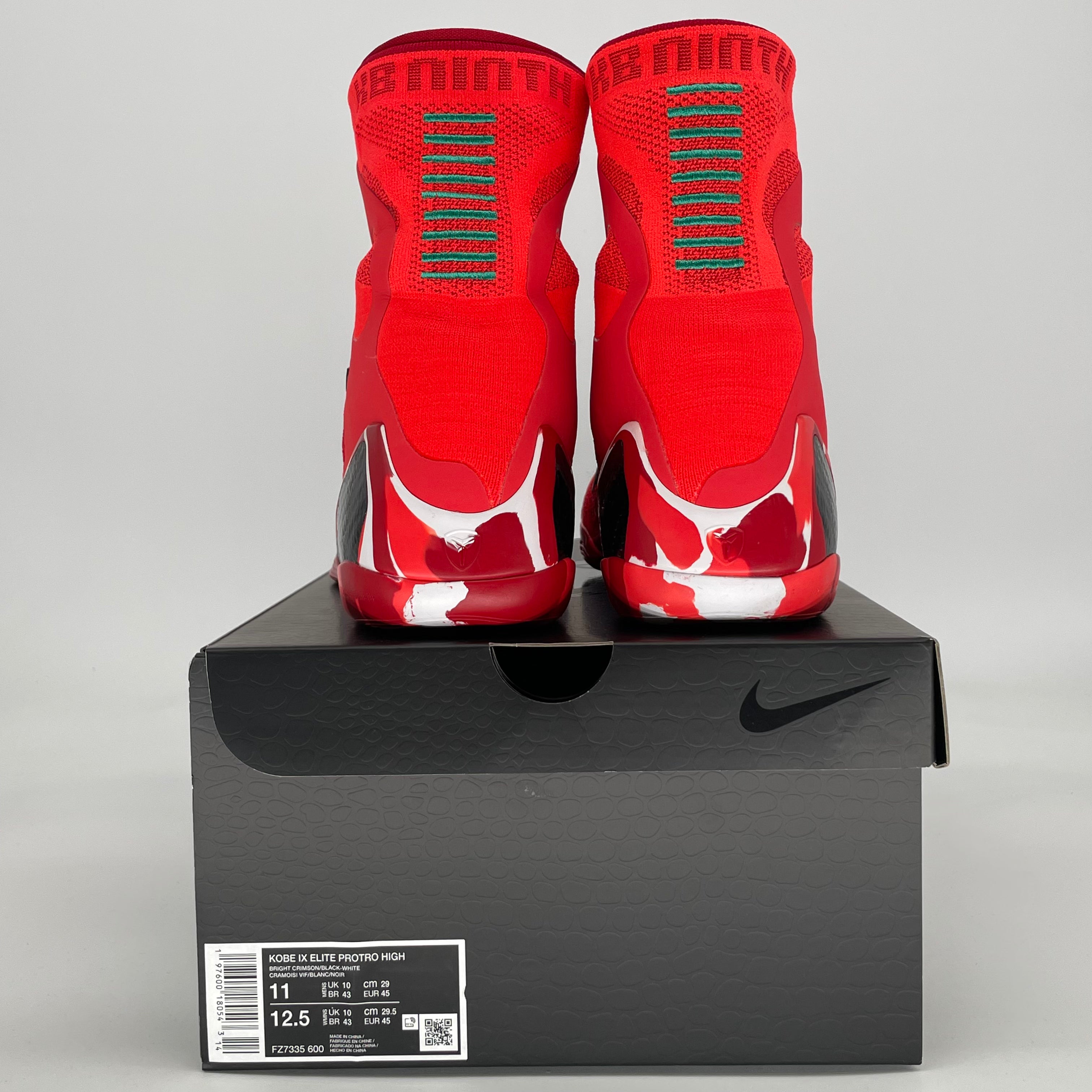 NIKE KOBE 9 ELITE PROTRO CHRISTMAS 2024 FZ7335-600 SIZE 11/12.5W