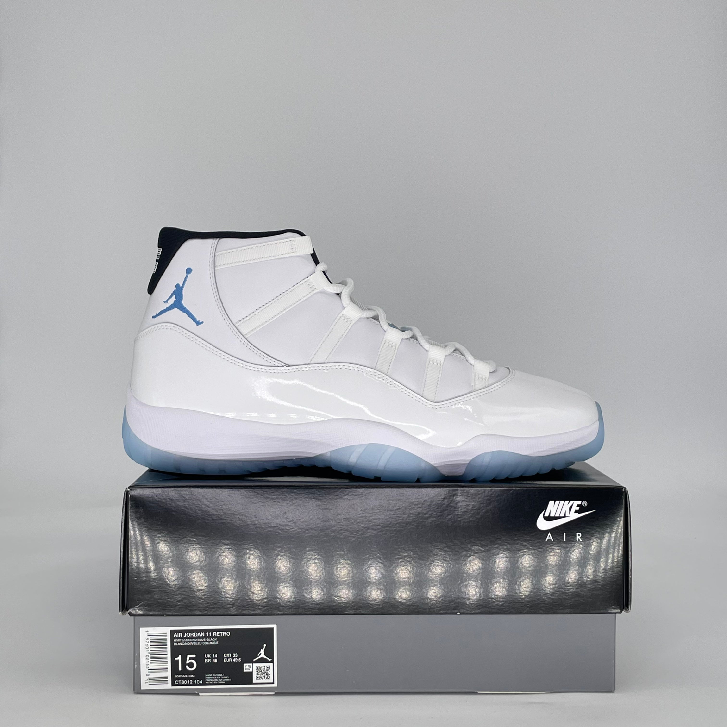 AIR JORDAN 11 LEGEND BLUE (2024) CT8012-104 SIZE 15/16.5W