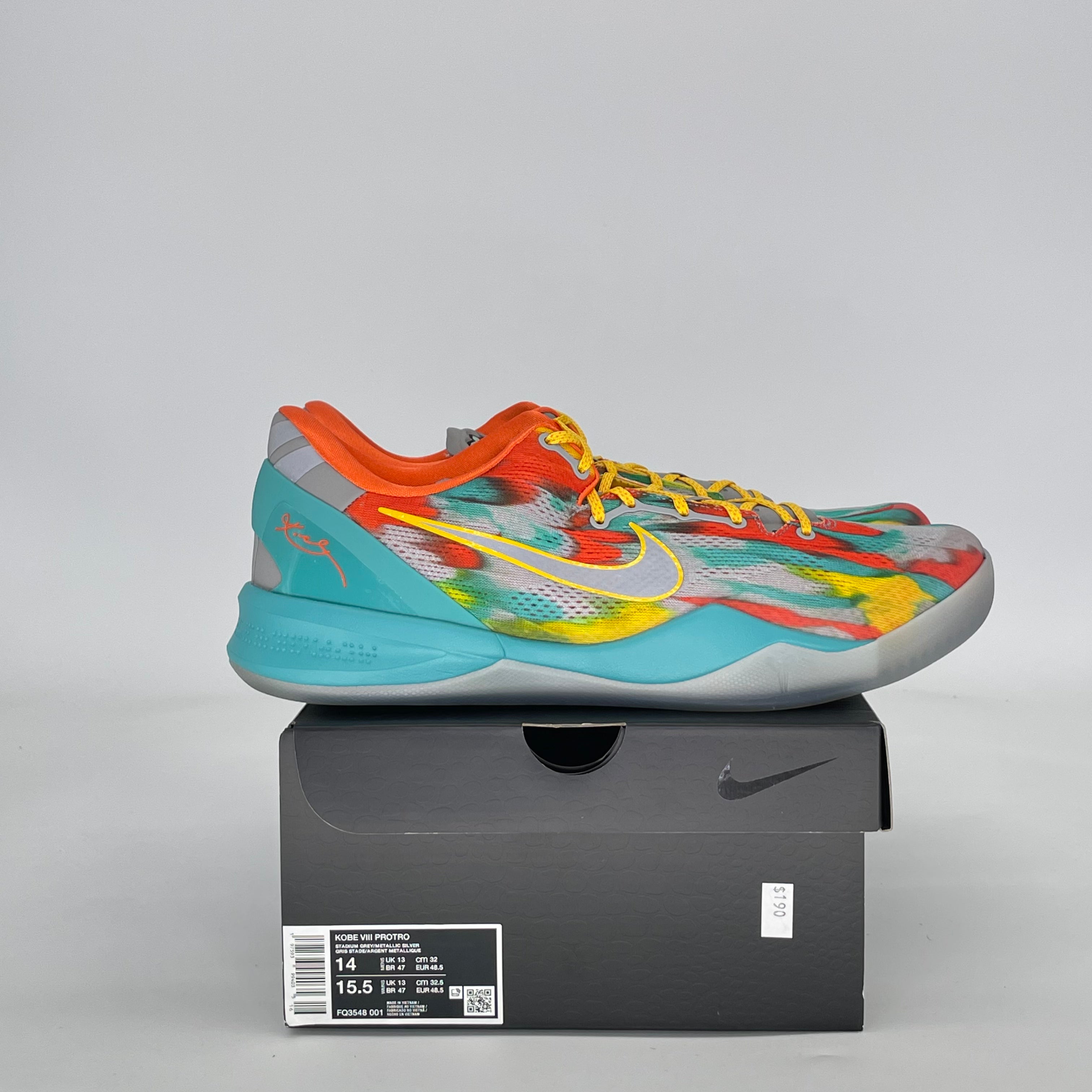 NIKE KOBE 8 PROTRO VENICE BEACH (2024) FQ3548-001 SIZE 14/15.5W