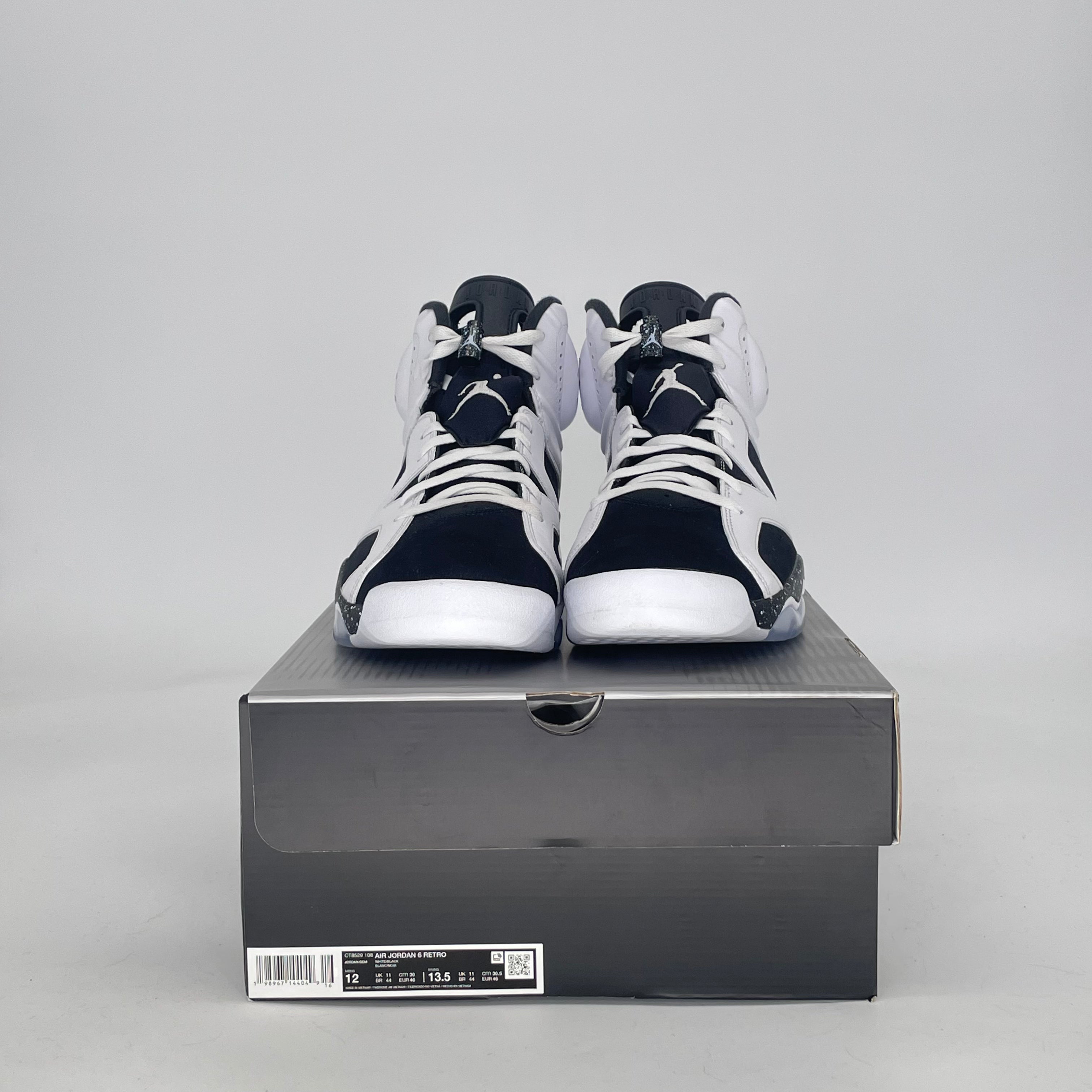 AIR JORDAN 6 OREO CT8529-108 SIZE 12/13.5W