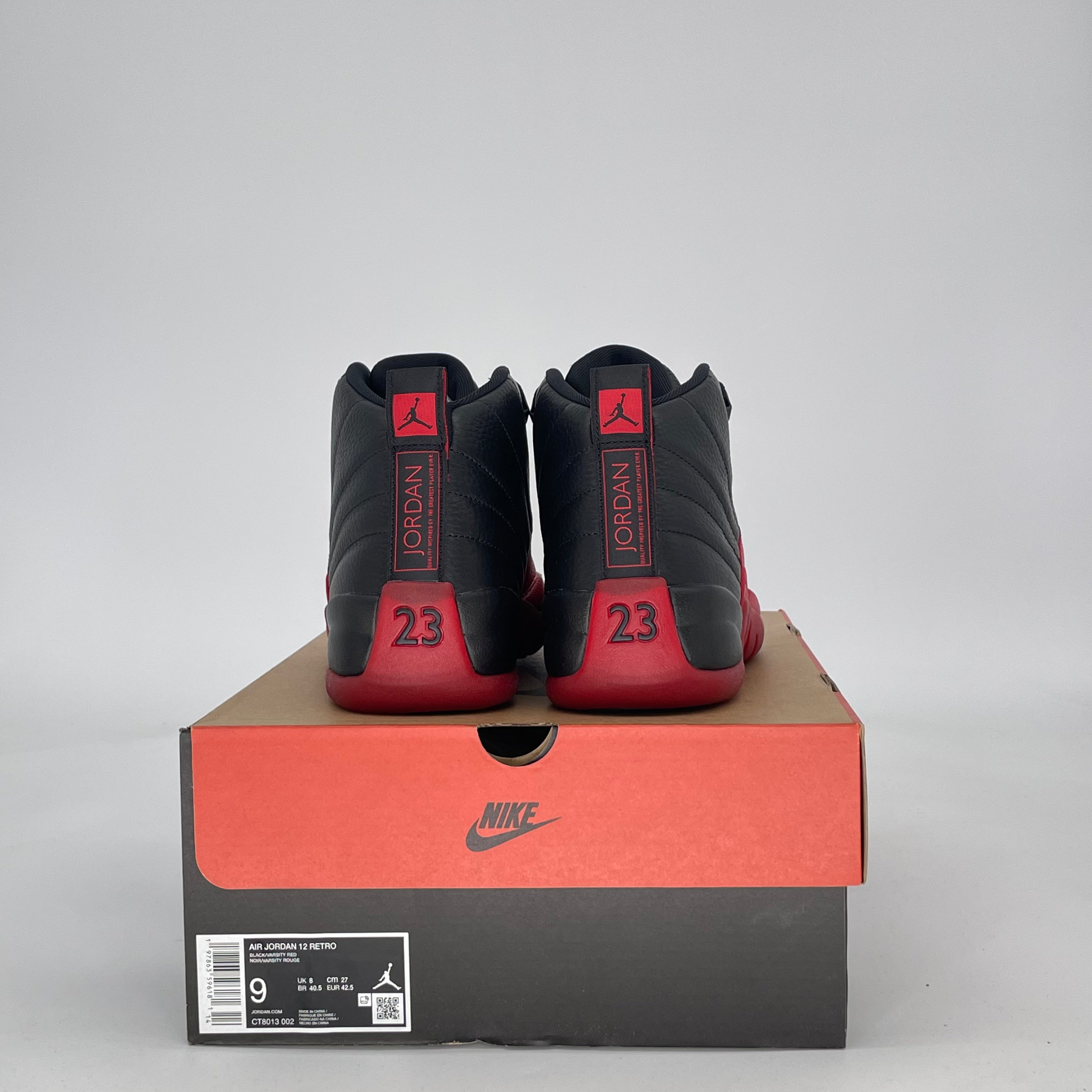 AIR JORDAN 12 FLU GAME CT8013-002 SIZE 9/10.5W