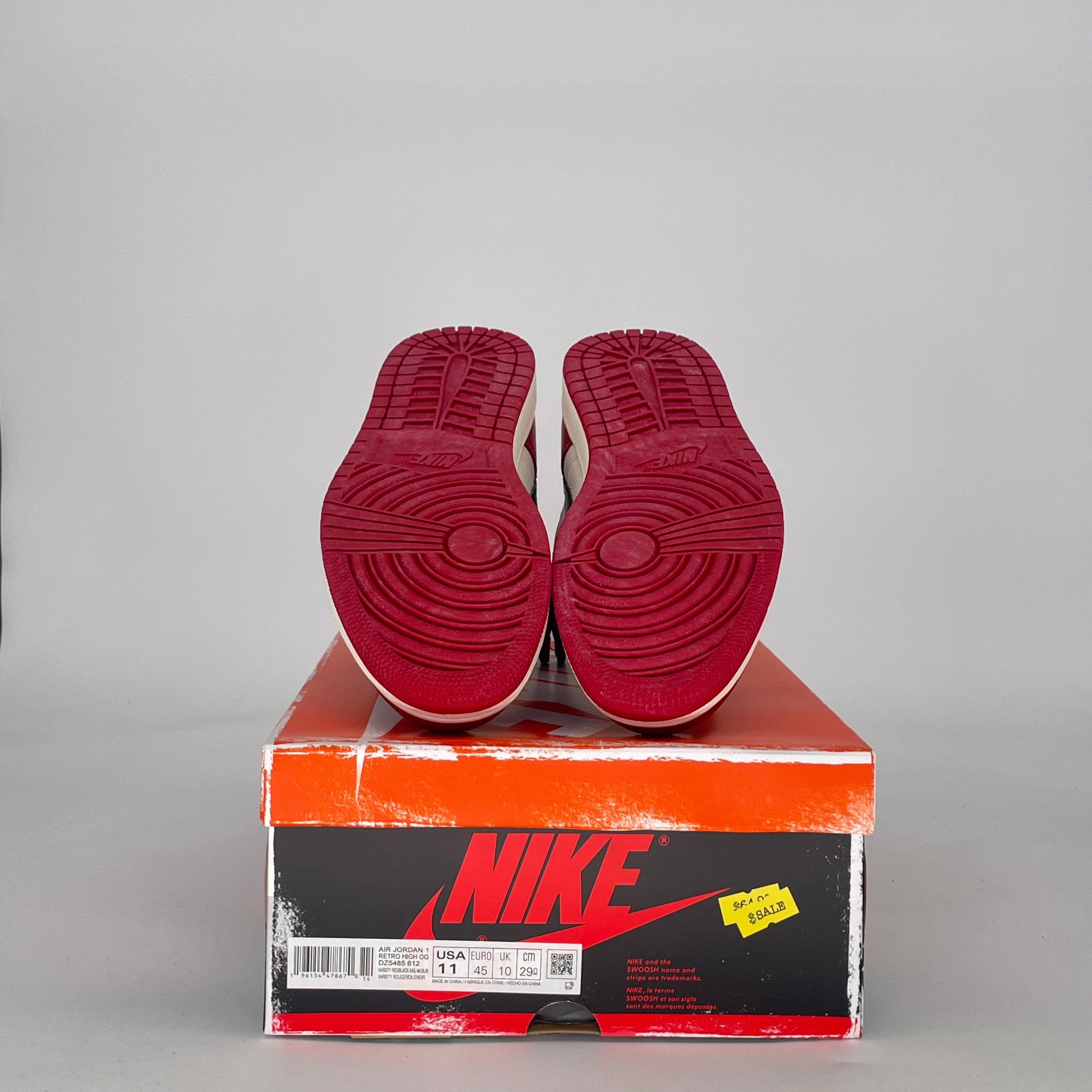AIR JORDAN 1 HIGH CHICAGO LOST AND FOUND DZ5485-612 SIZE 11/12.5W
