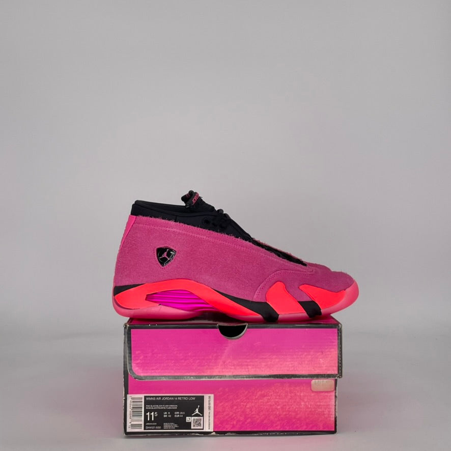 AIR JORDAN 14 LOW SHOCKING PINK DH4121-600 SIZE 10/11.5W