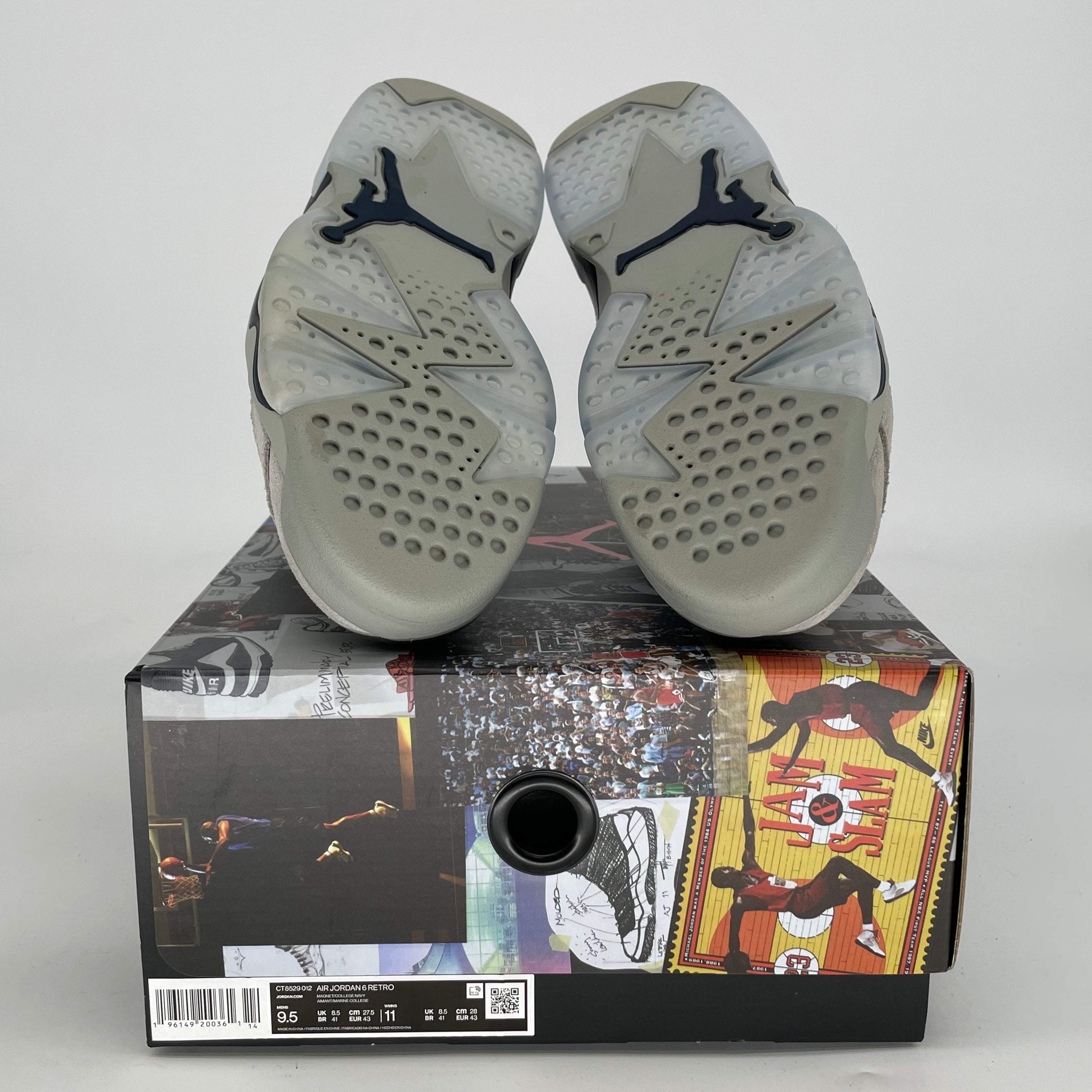AIR JORDAN 6 GEORGETOWN CT8529-012 SIZE 9.5/11W