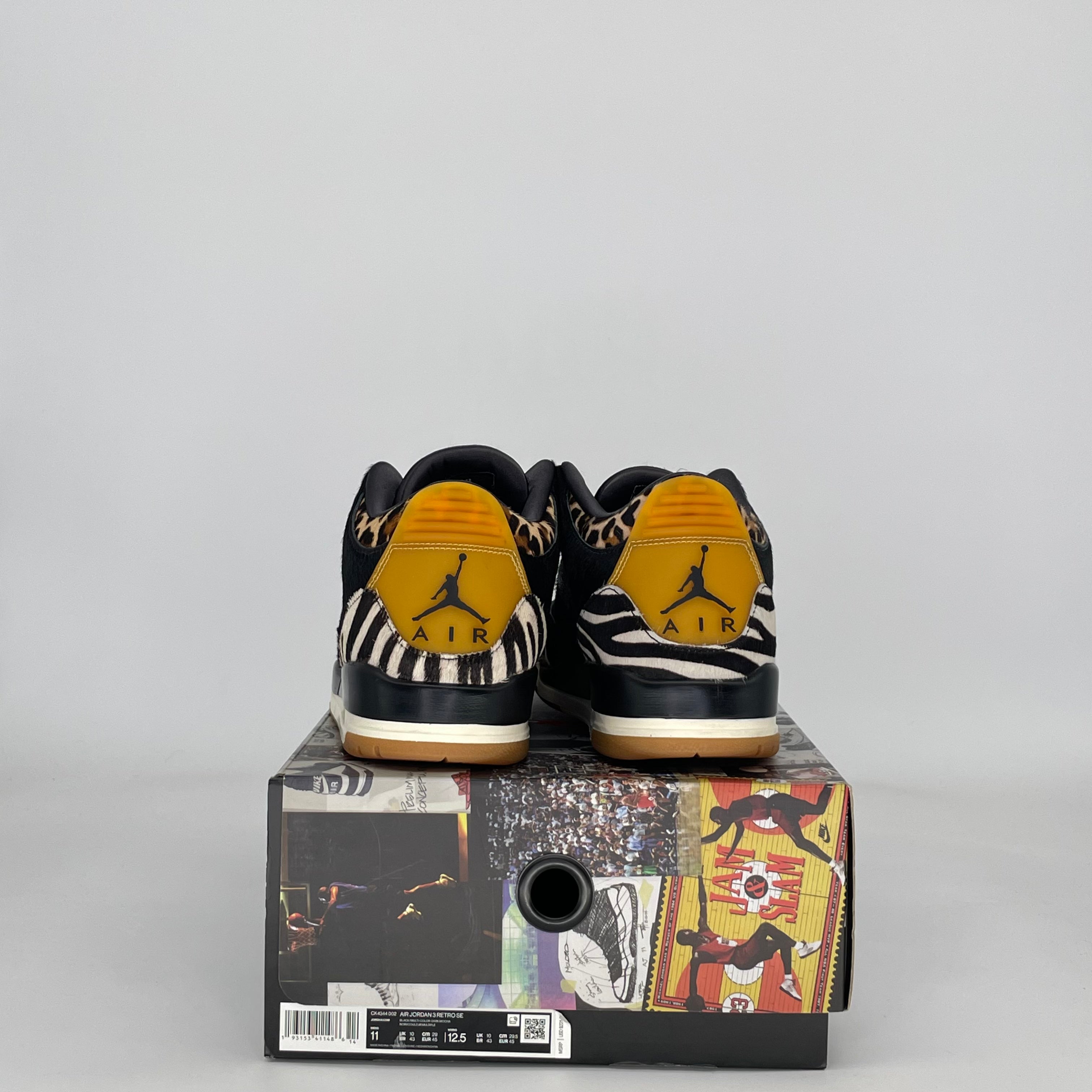 AIR JORDAN 3 ANIMAL INSTINCT CK4344-002 SIZE 11/12.5W