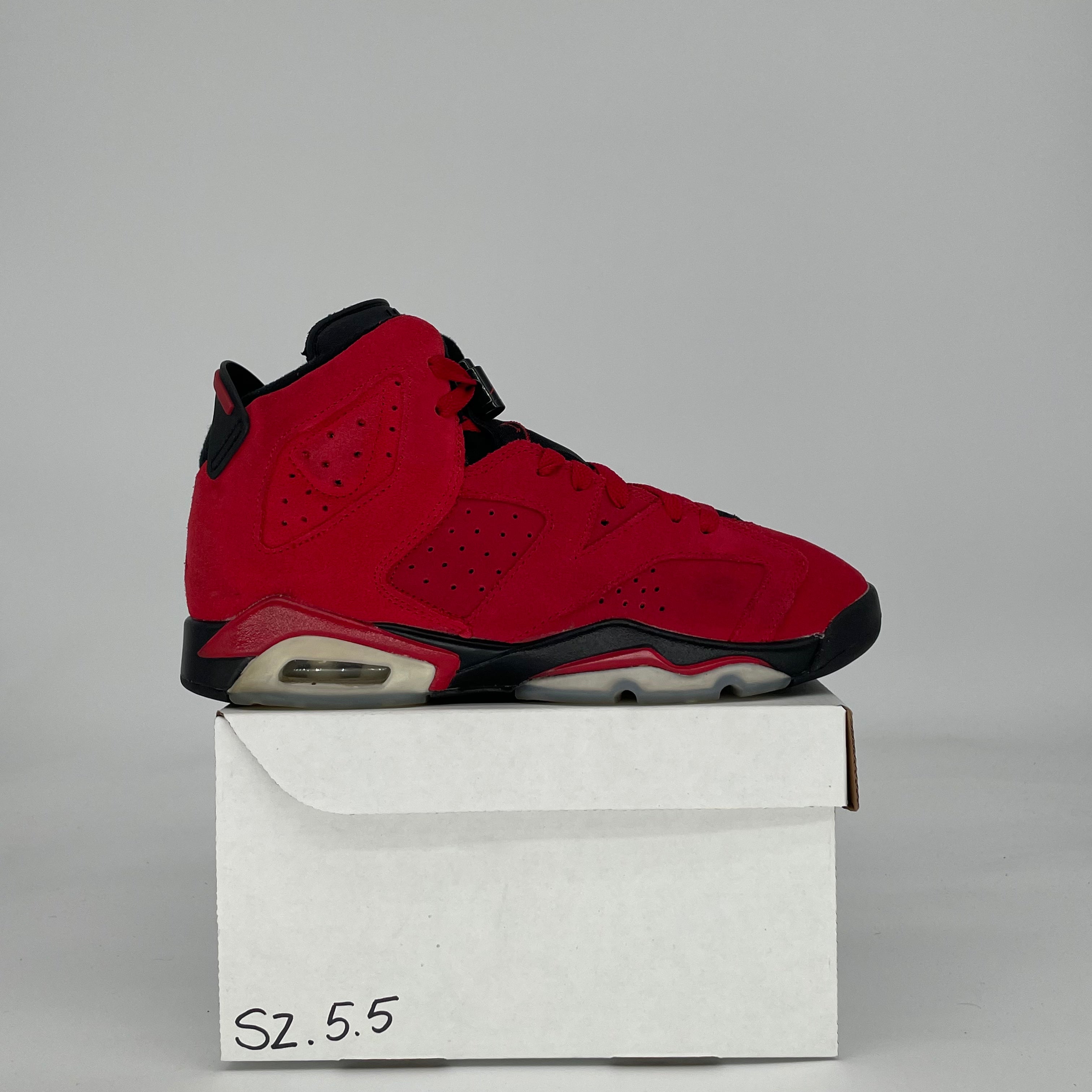 AIR JORDAN 6 TORO BRAVE 384665-620 SIZE 5.5/7W